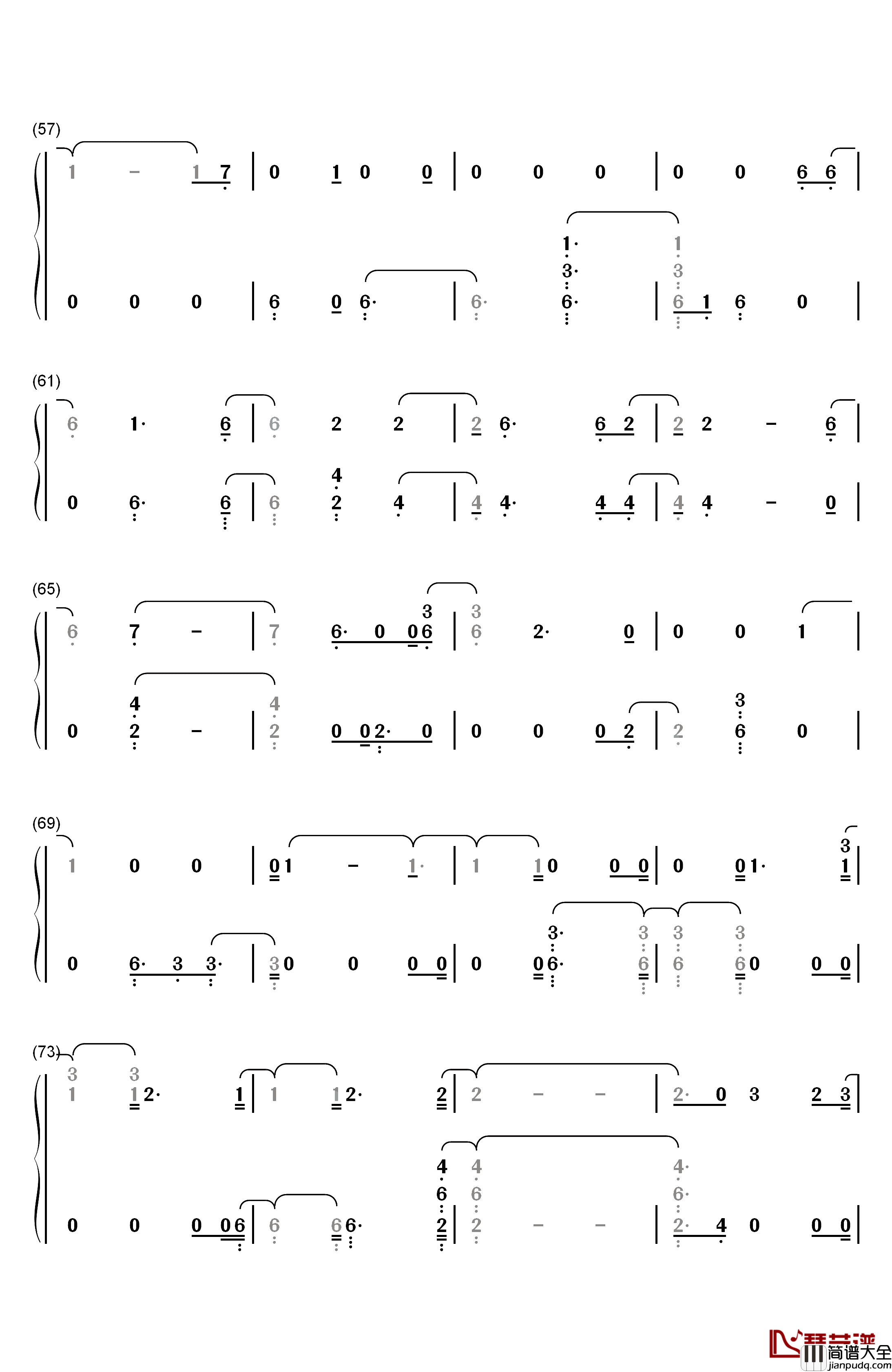 Intro_Singularity钢琴简谱_数字双手_防弹少年团