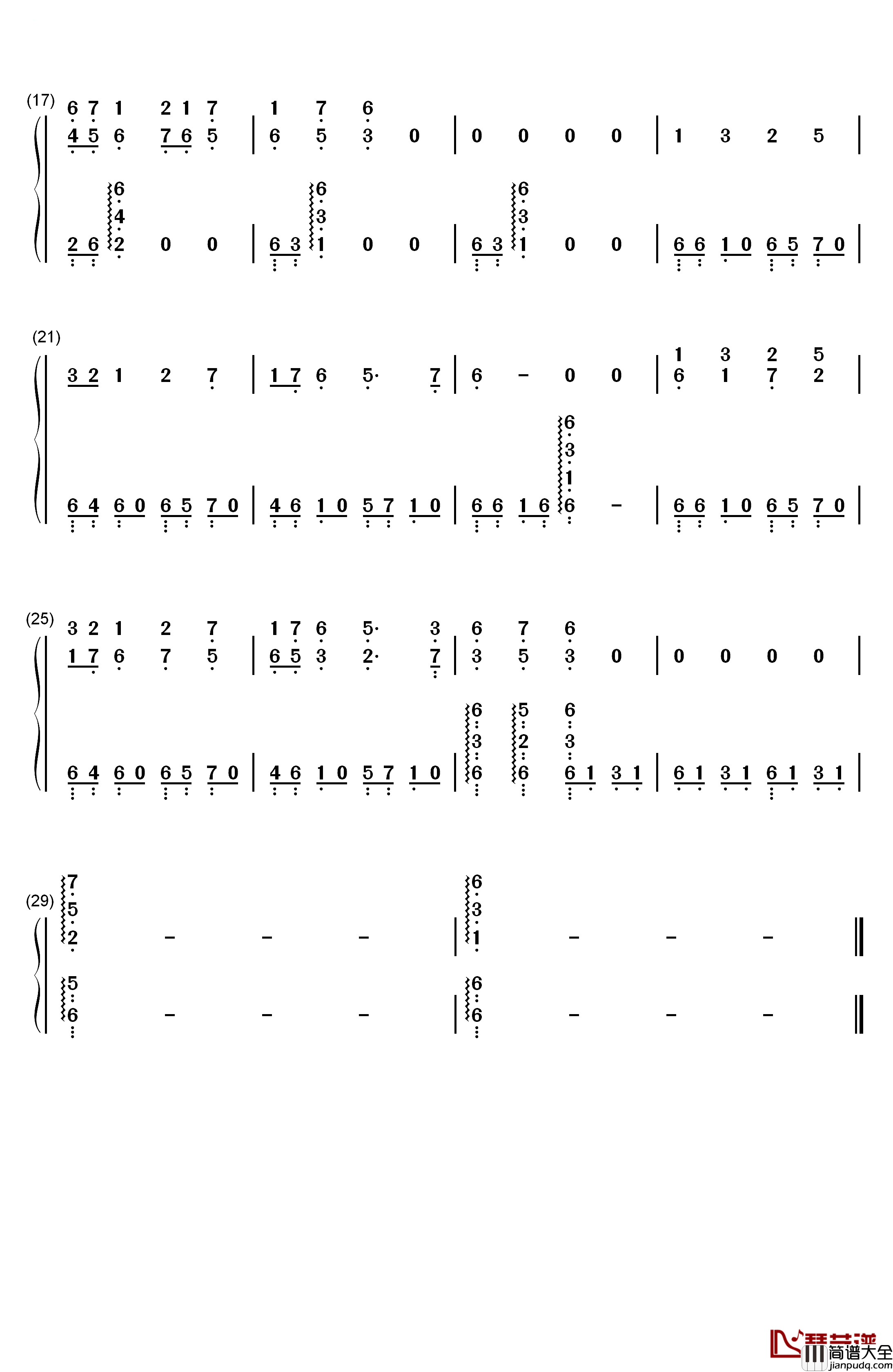 Loneliness钢琴简谱_数字双手_水谷广实