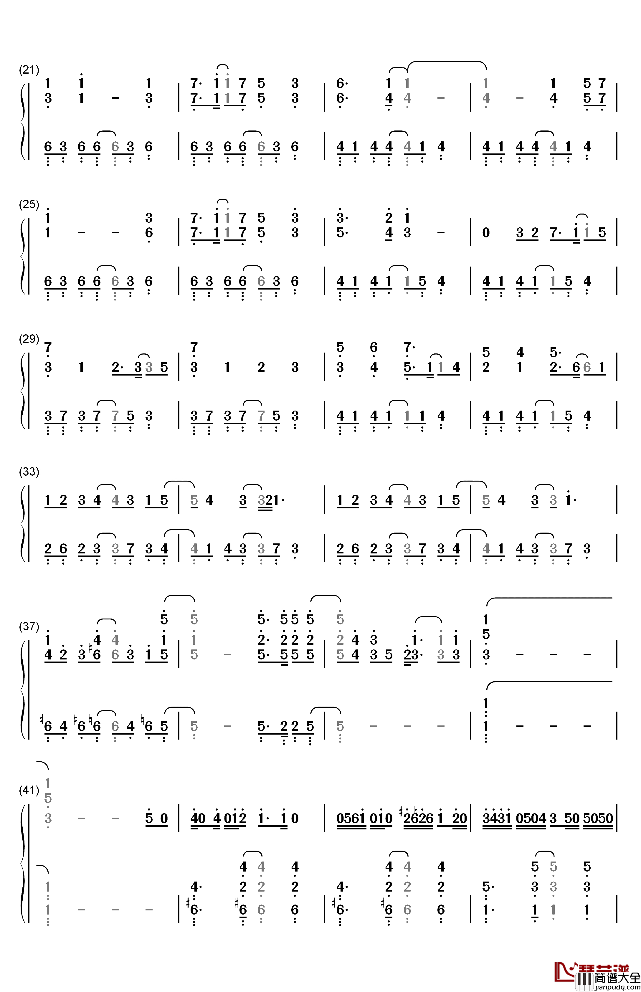 また夏が来る钢琴简谱_数字双手_大塚彩子