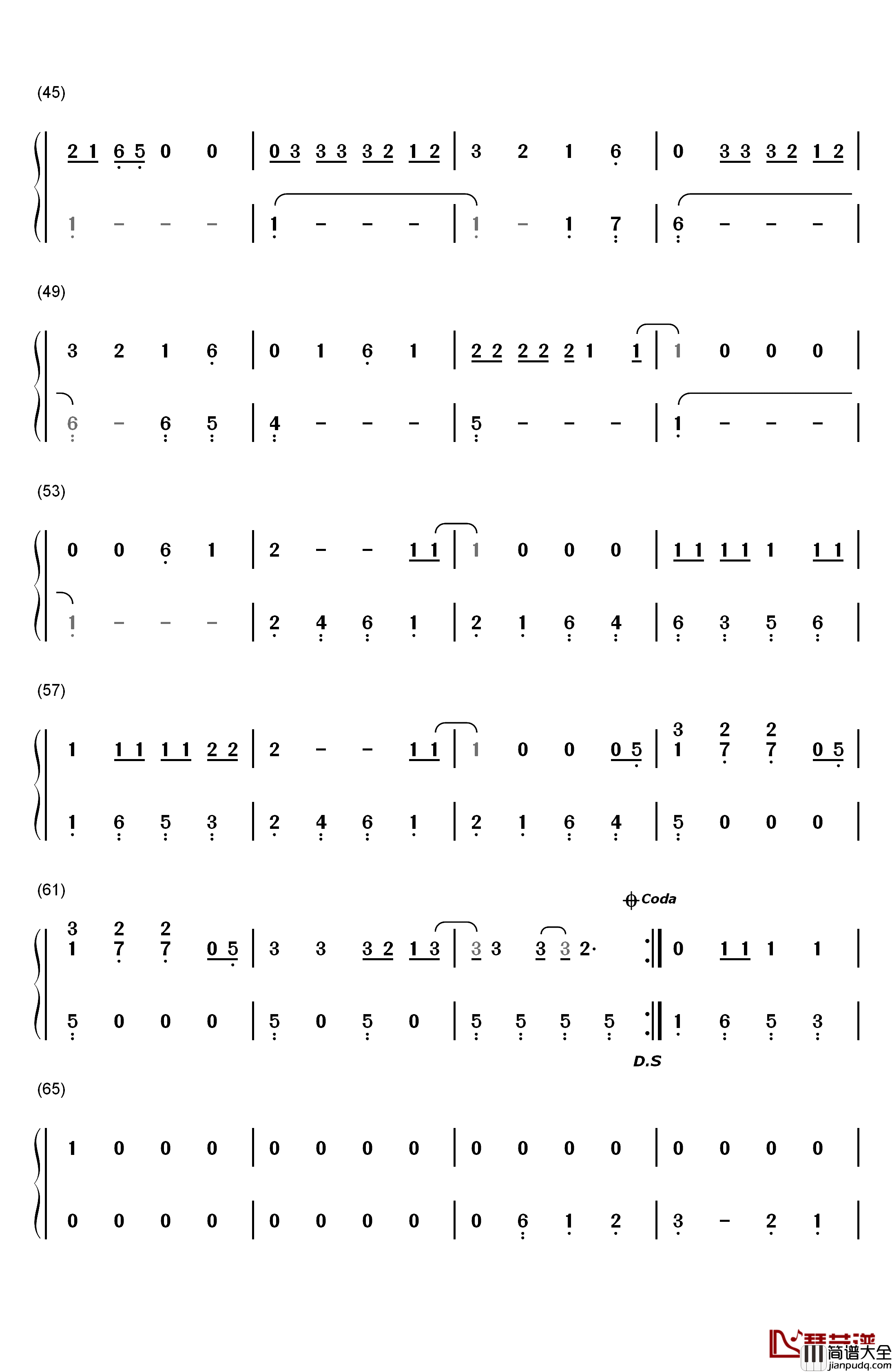 Dance_With_Me_Tonight钢琴简谱_数字双手_Olly_Murs