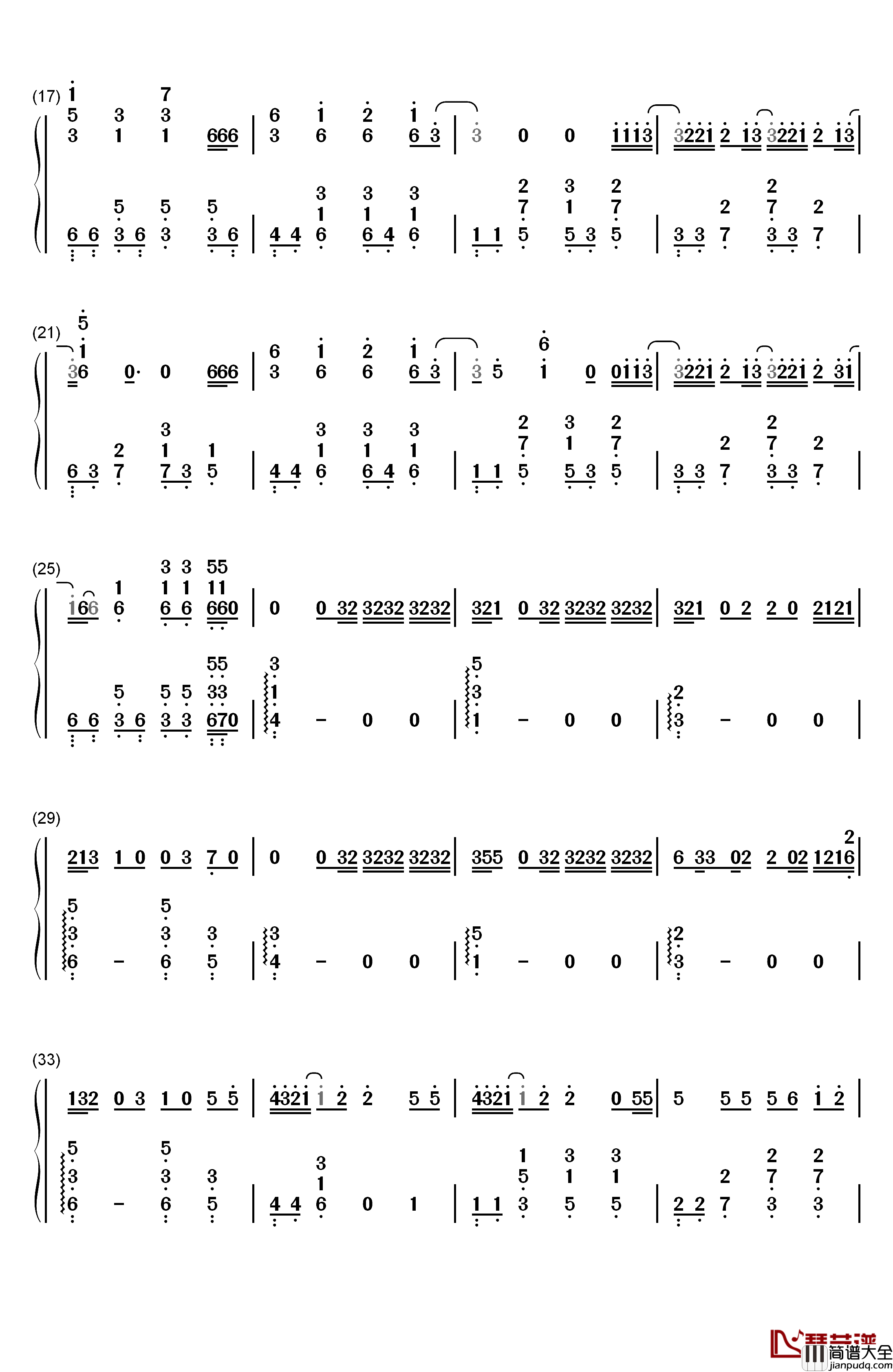 Awake钢琴简谱_数字双手_金硕珍_防弹少年团