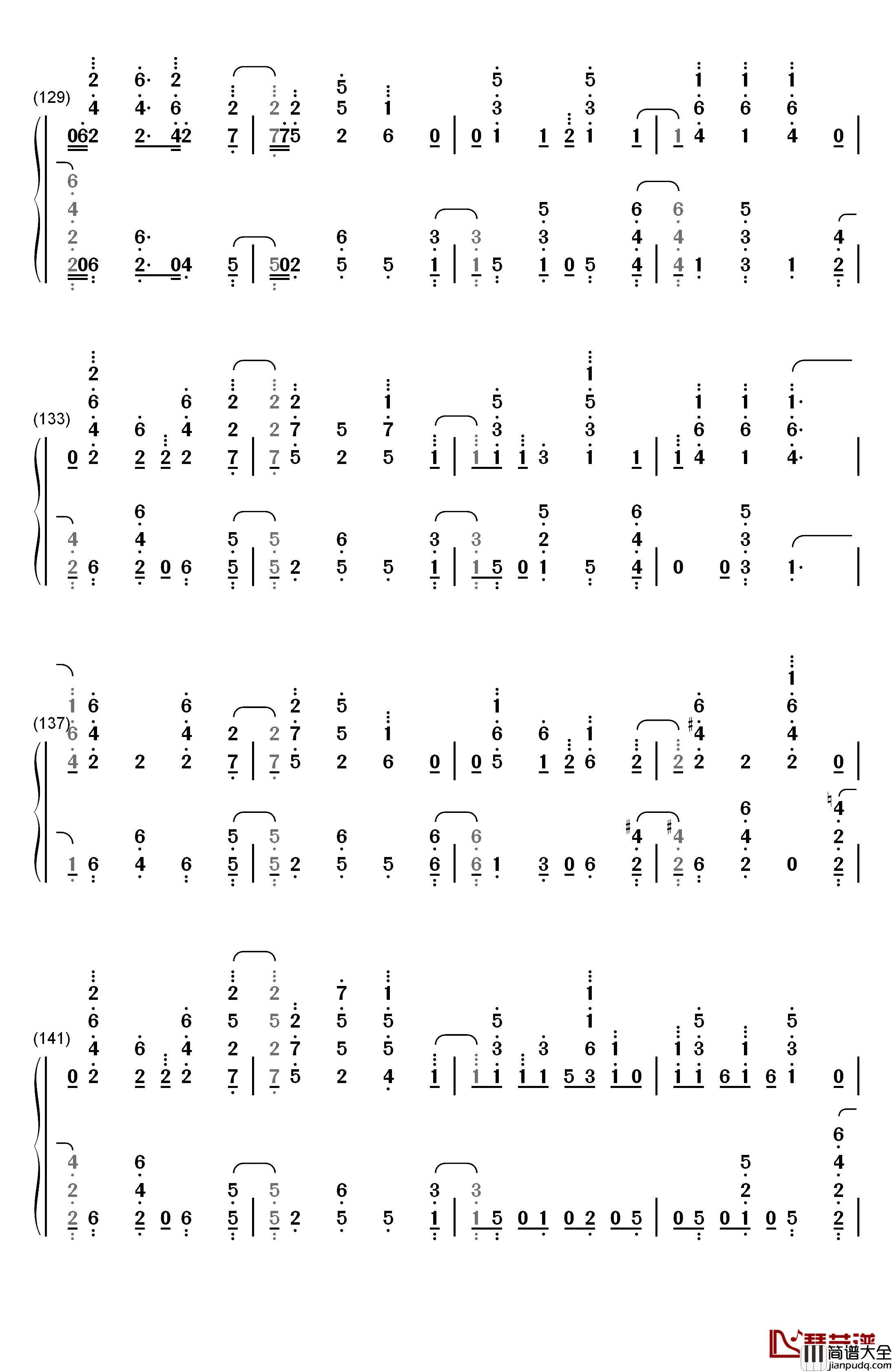 Santa's_Coming_For_Us钢琴简谱_数字双手_Sia_Greg_Kurstin