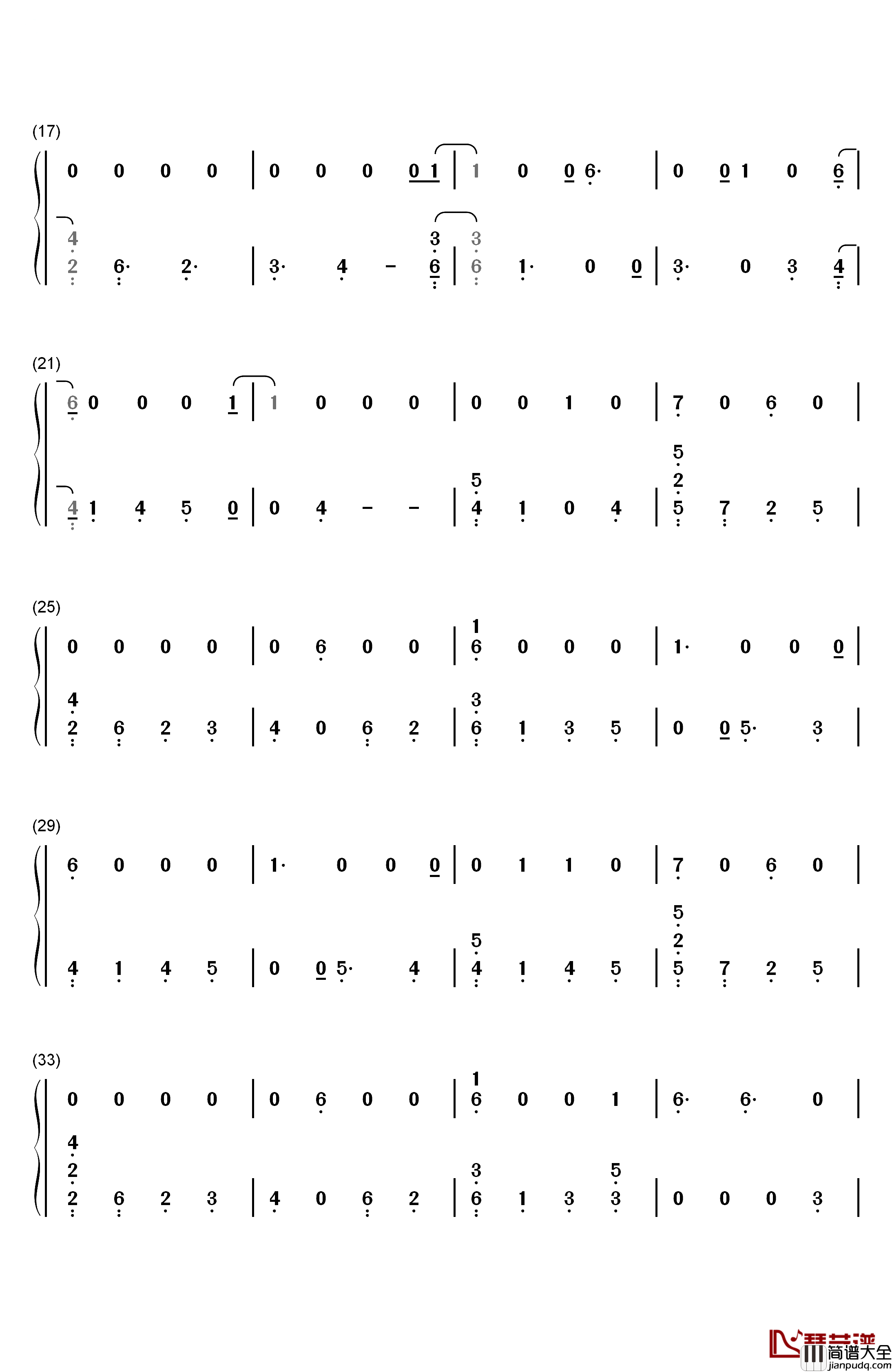 Dancing_With_Our_Hands_Tied钢琴简谱_数字双手_Taylor_Swift