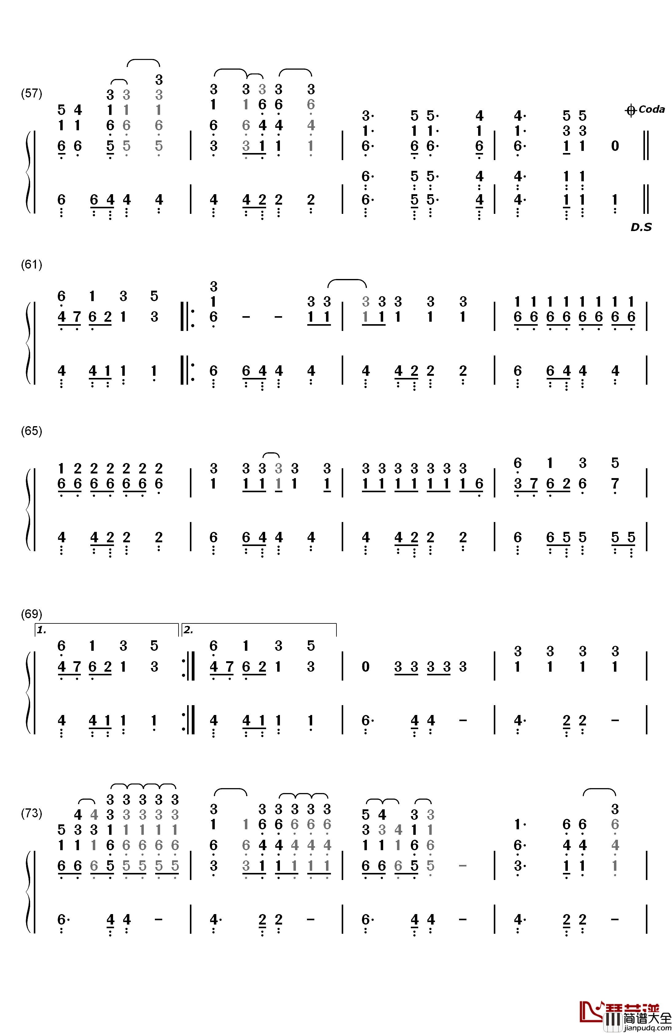 Backstabber钢琴简谱_数字双手_Kesha