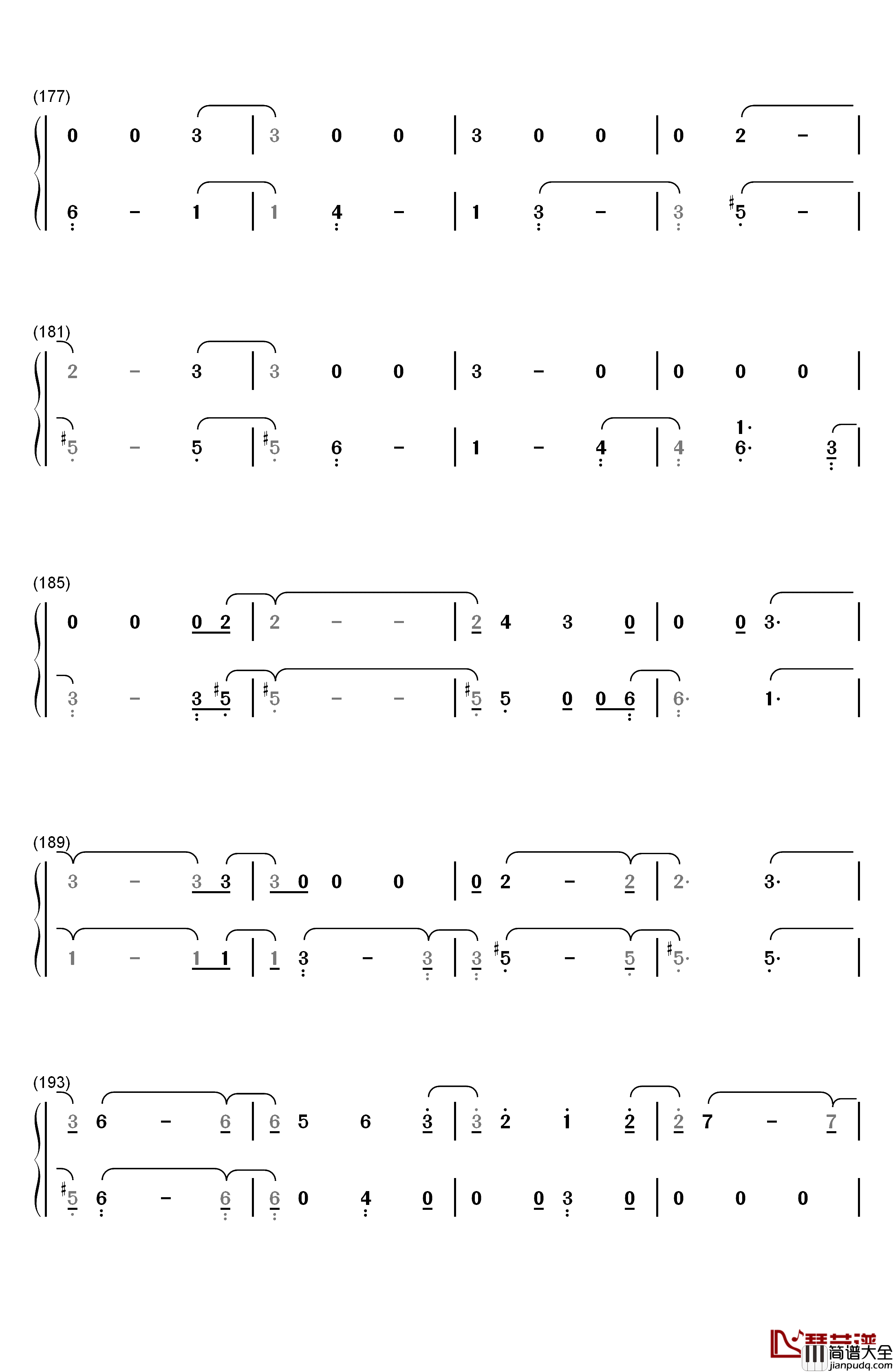 Havana钢琴简谱_数字双手_Camila_Cabello