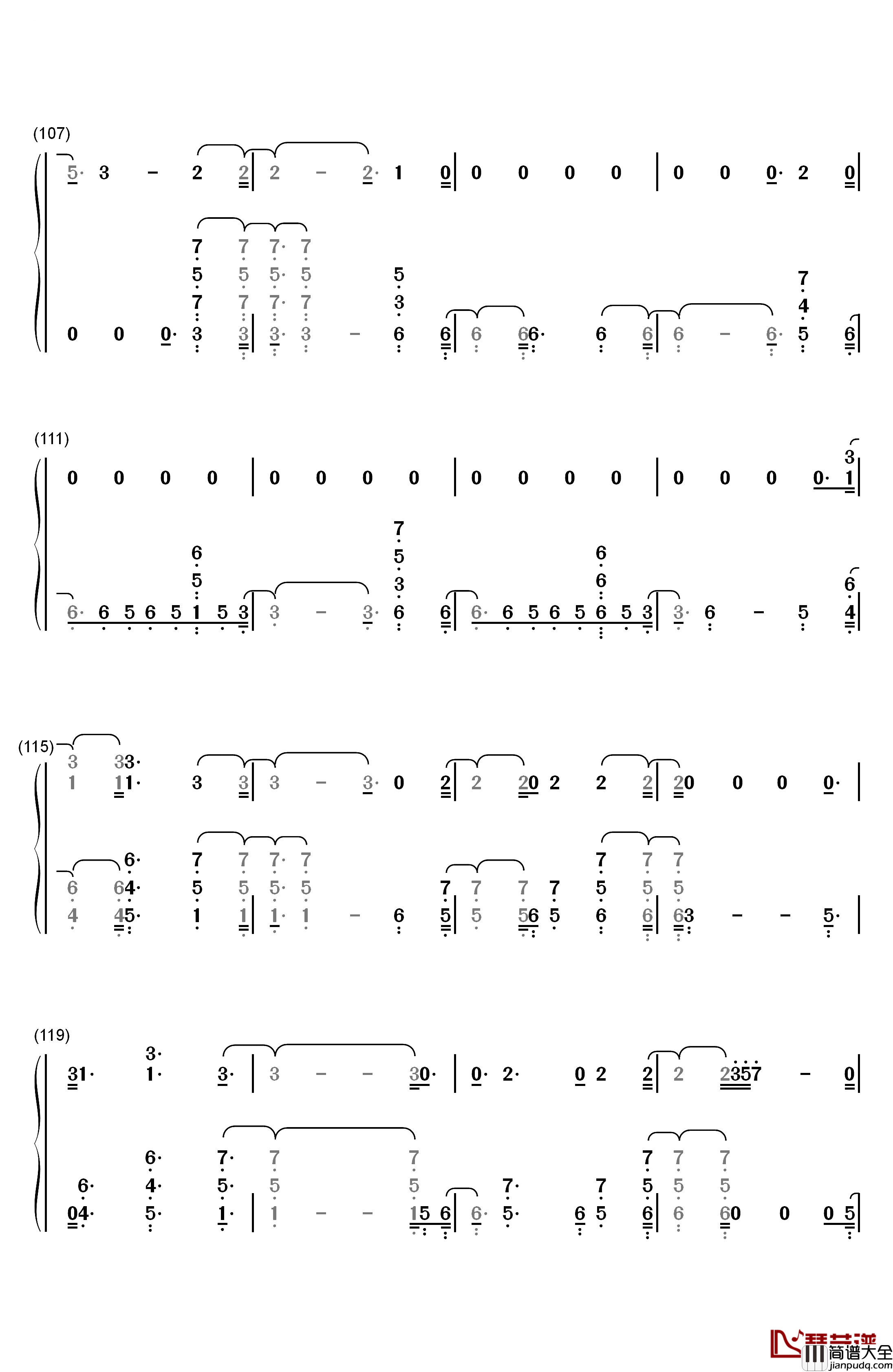 Prayers_Up钢琴简谱_数字双手_Calvin_Harris