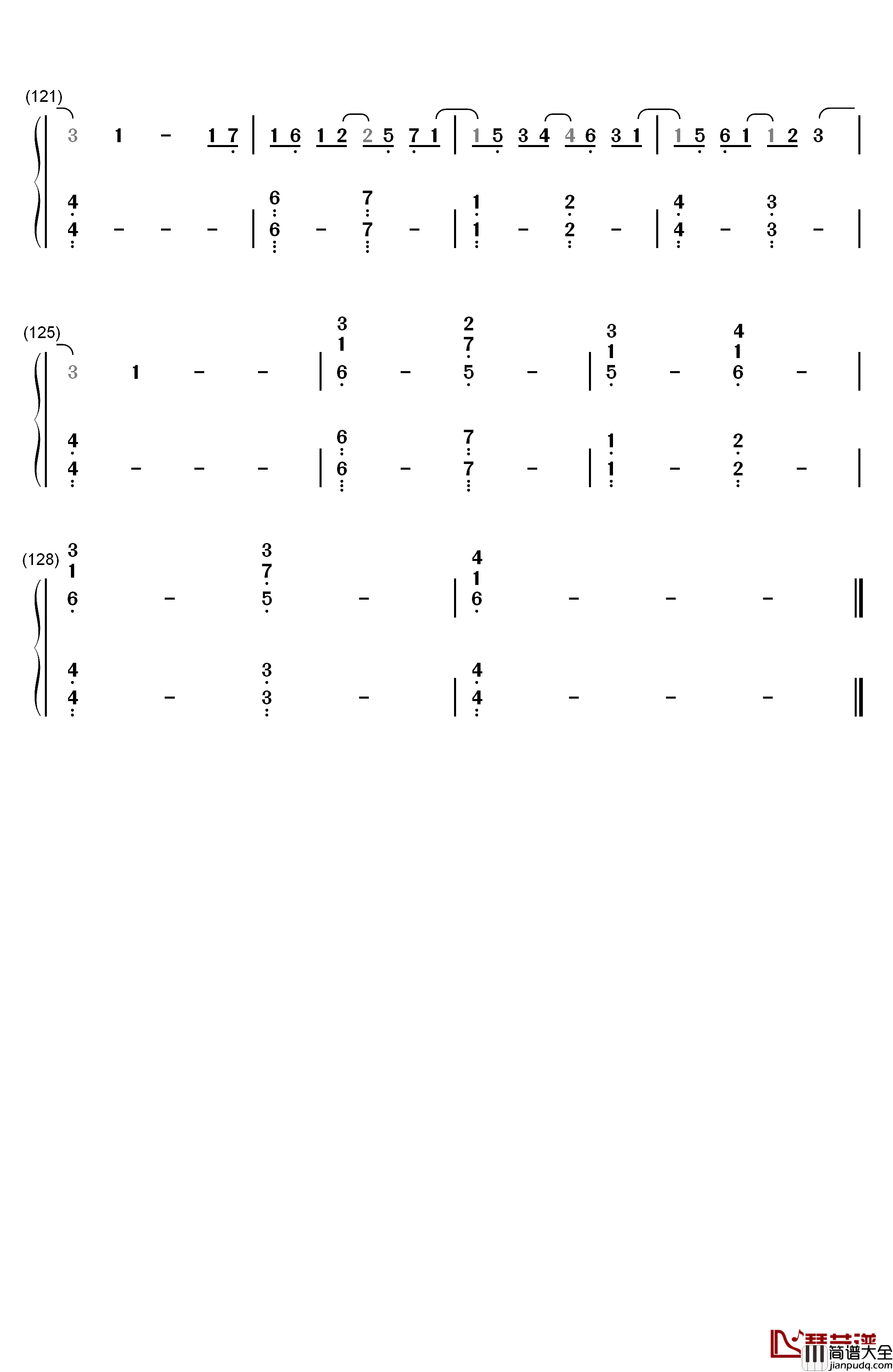 Craigie_Hill钢琴简谱_数字双手_Cara_Dillon