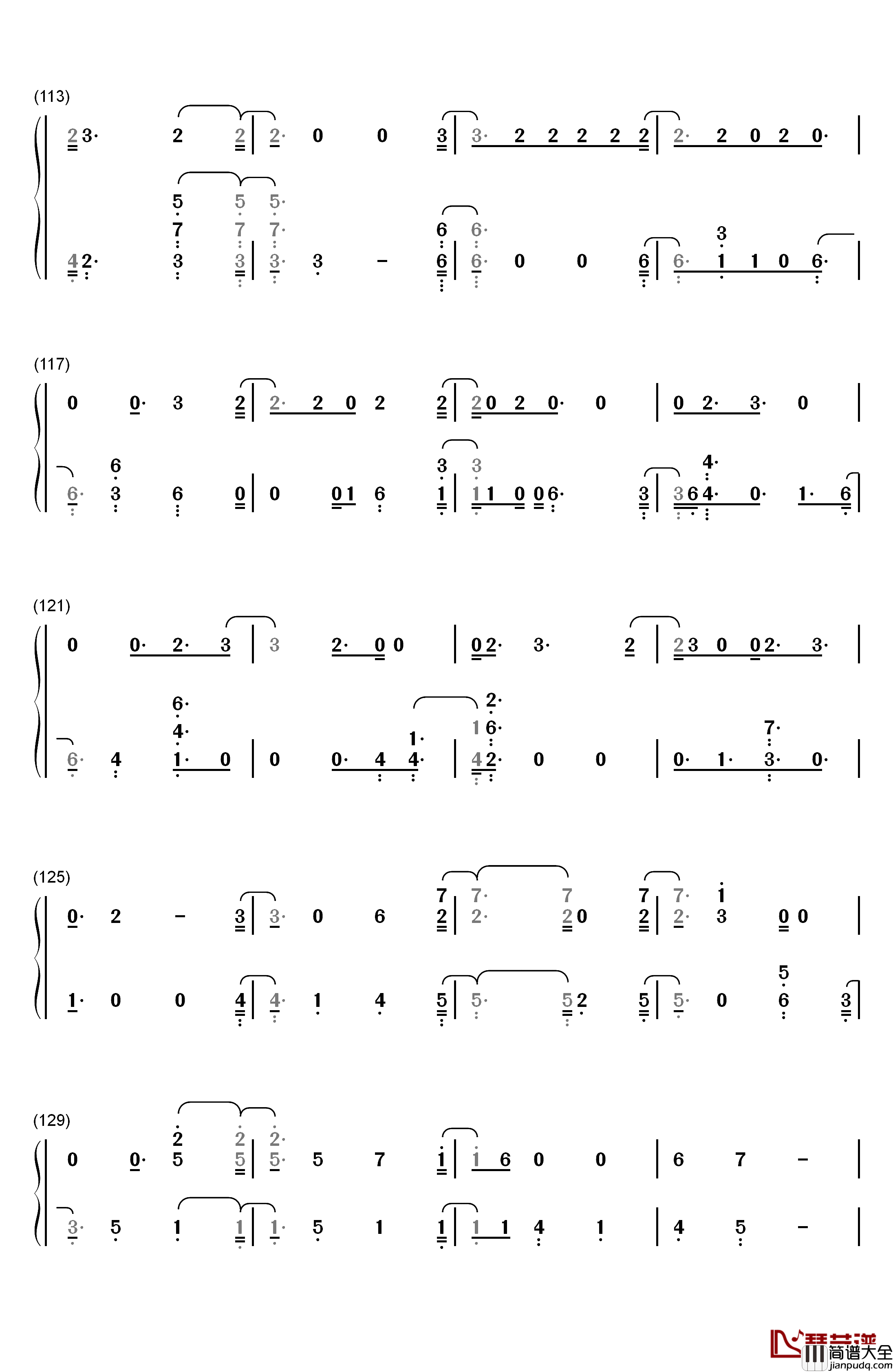 Hola_Hola钢琴简谱_数字双手_KARD