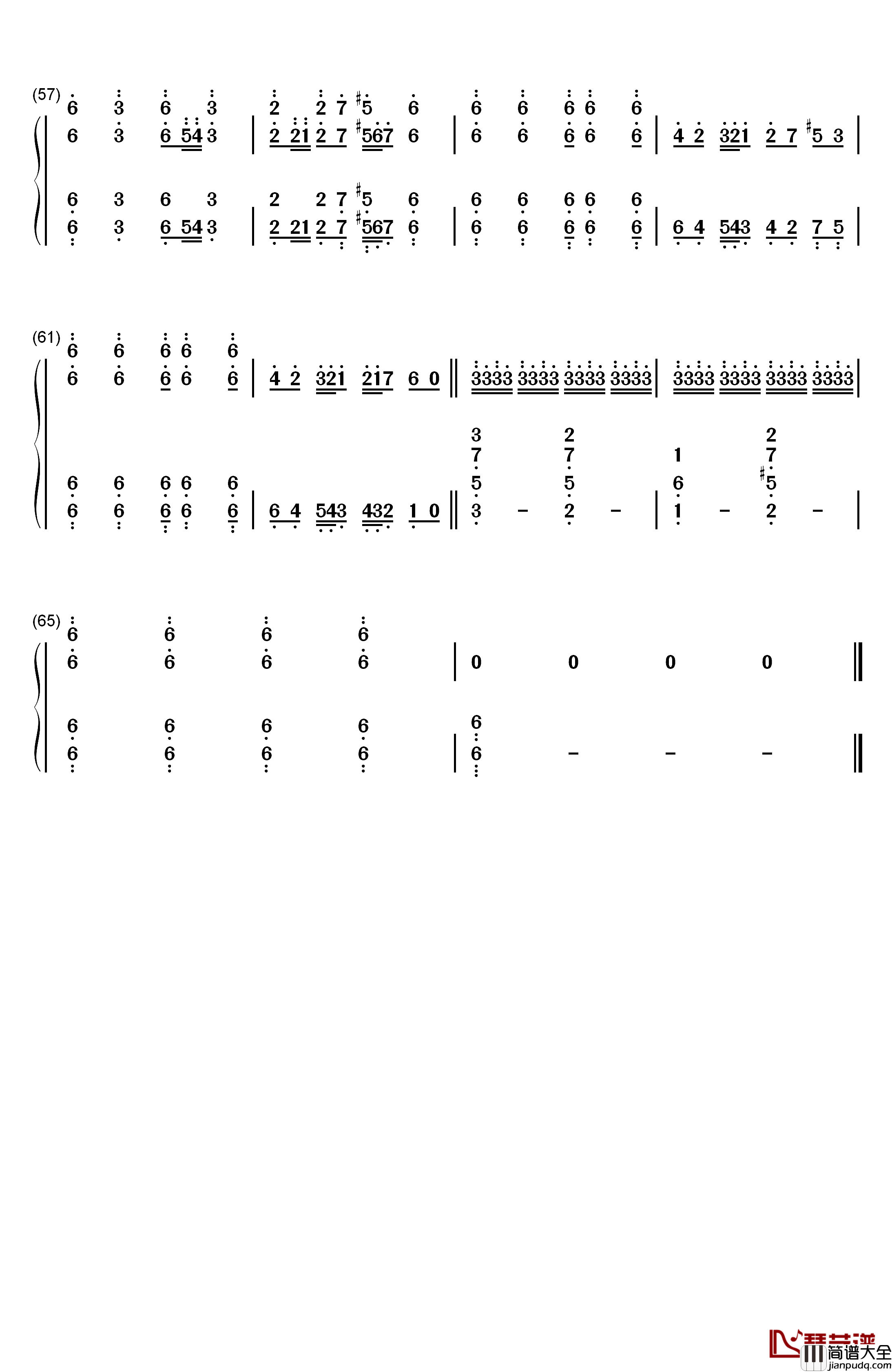 Soviet_March钢琴简谱_数字双手_James_Hannigan