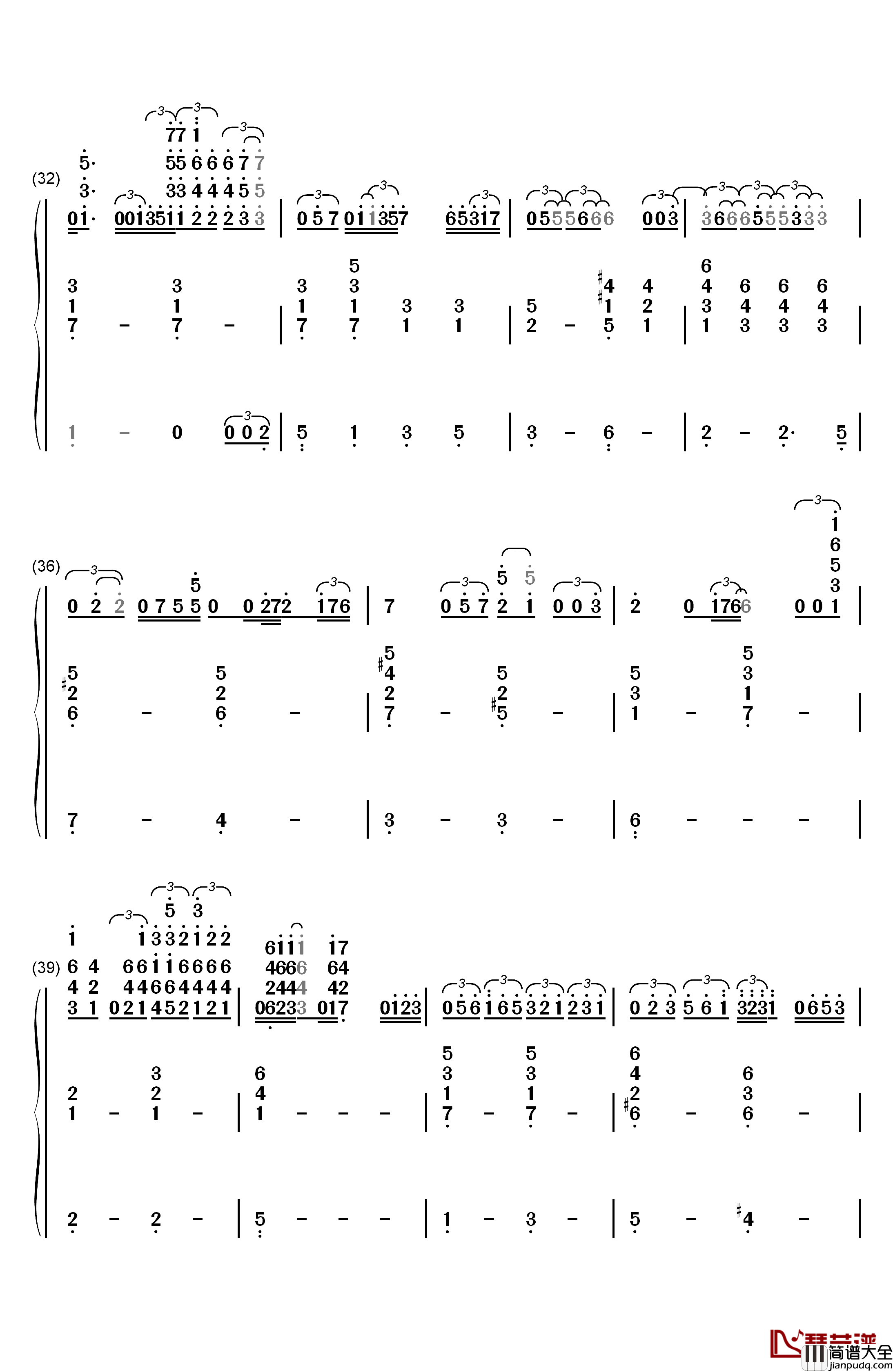 My_Foolish_Heart钢琴简谱_数字双手_Bill_Evans