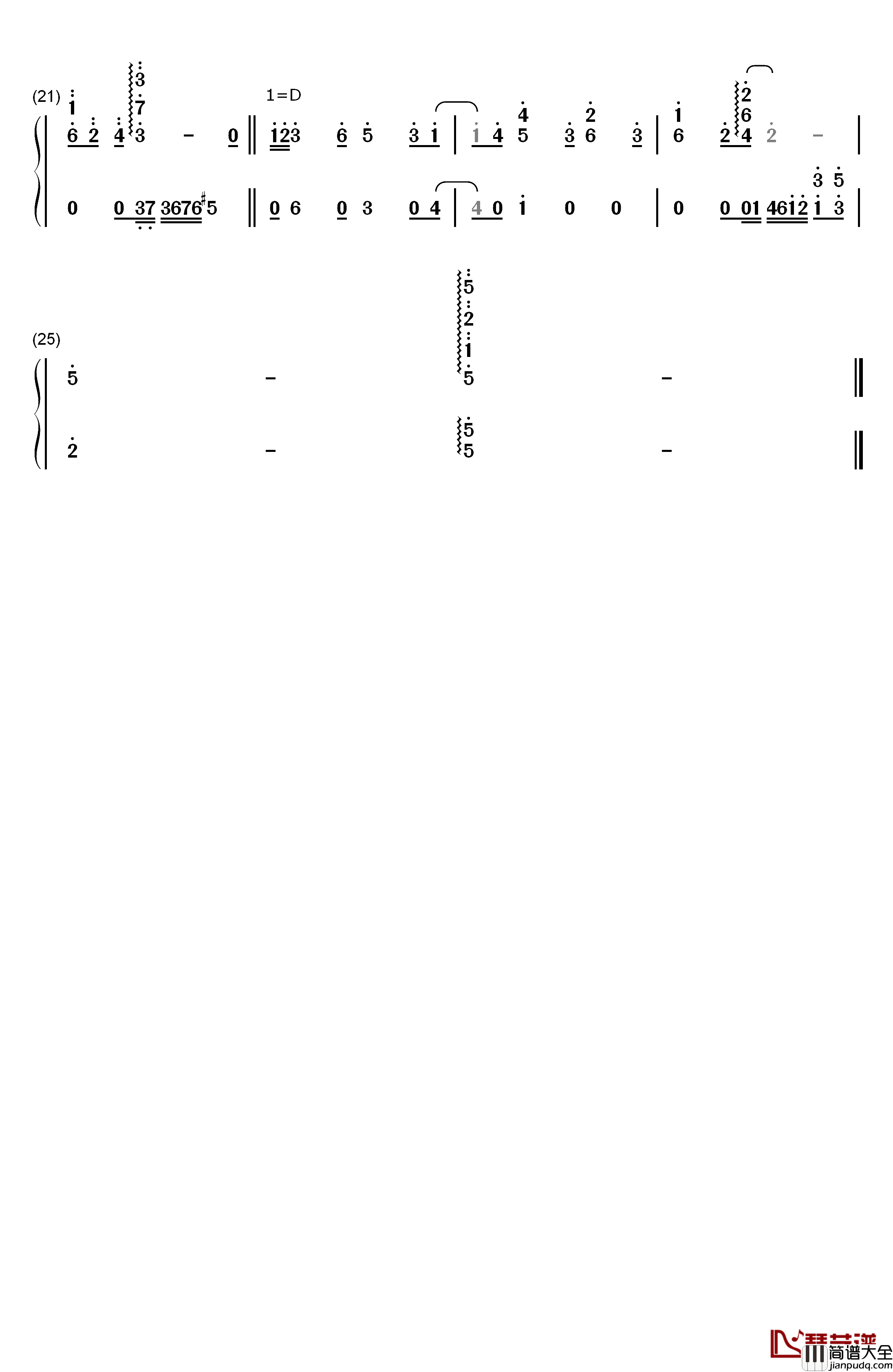 M07钢琴简谱_数字双手_梶浦由記