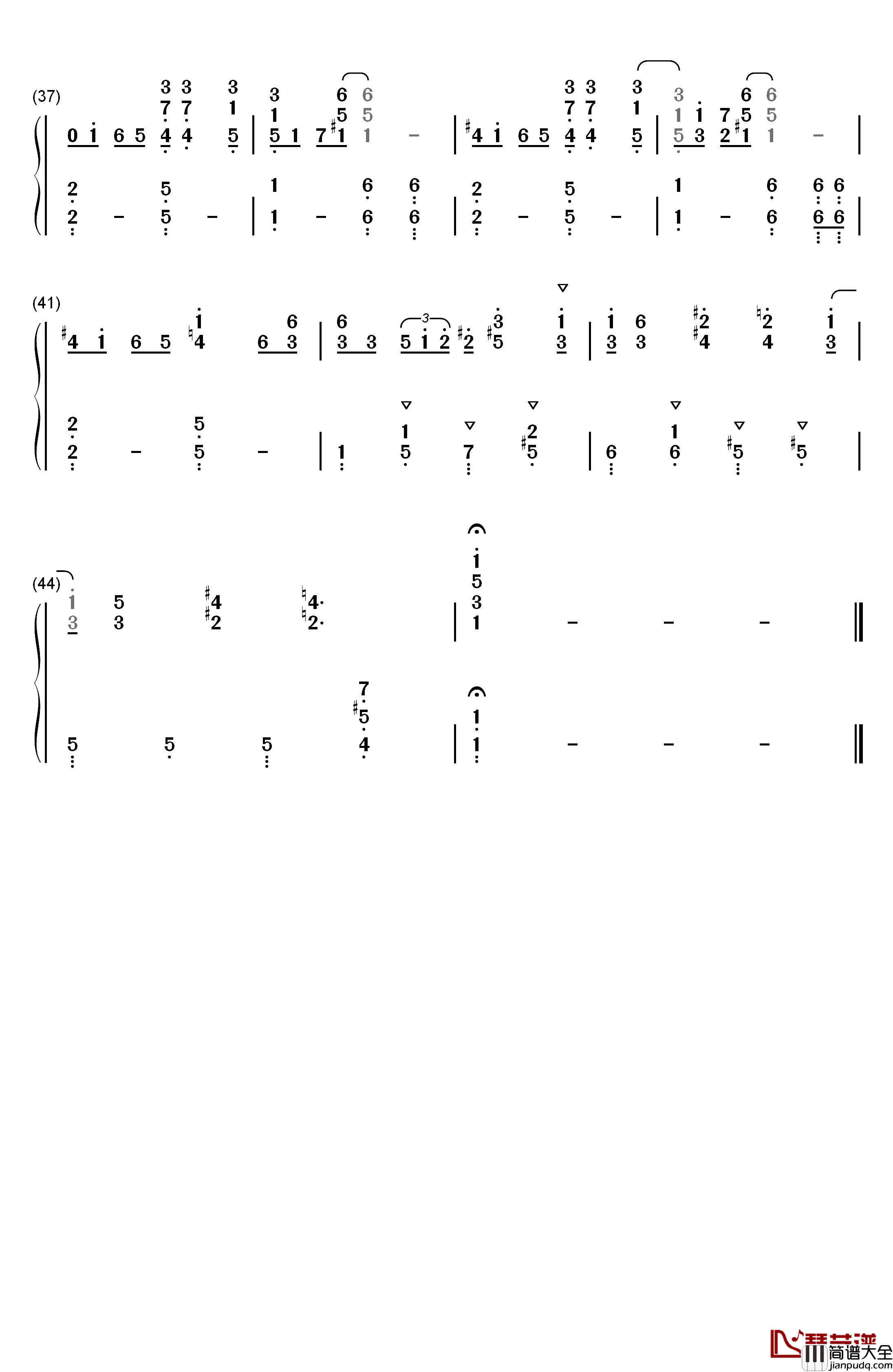 You've_Got_a_Friend_in_Me钢琴简谱_数字双手_Randy_Newman