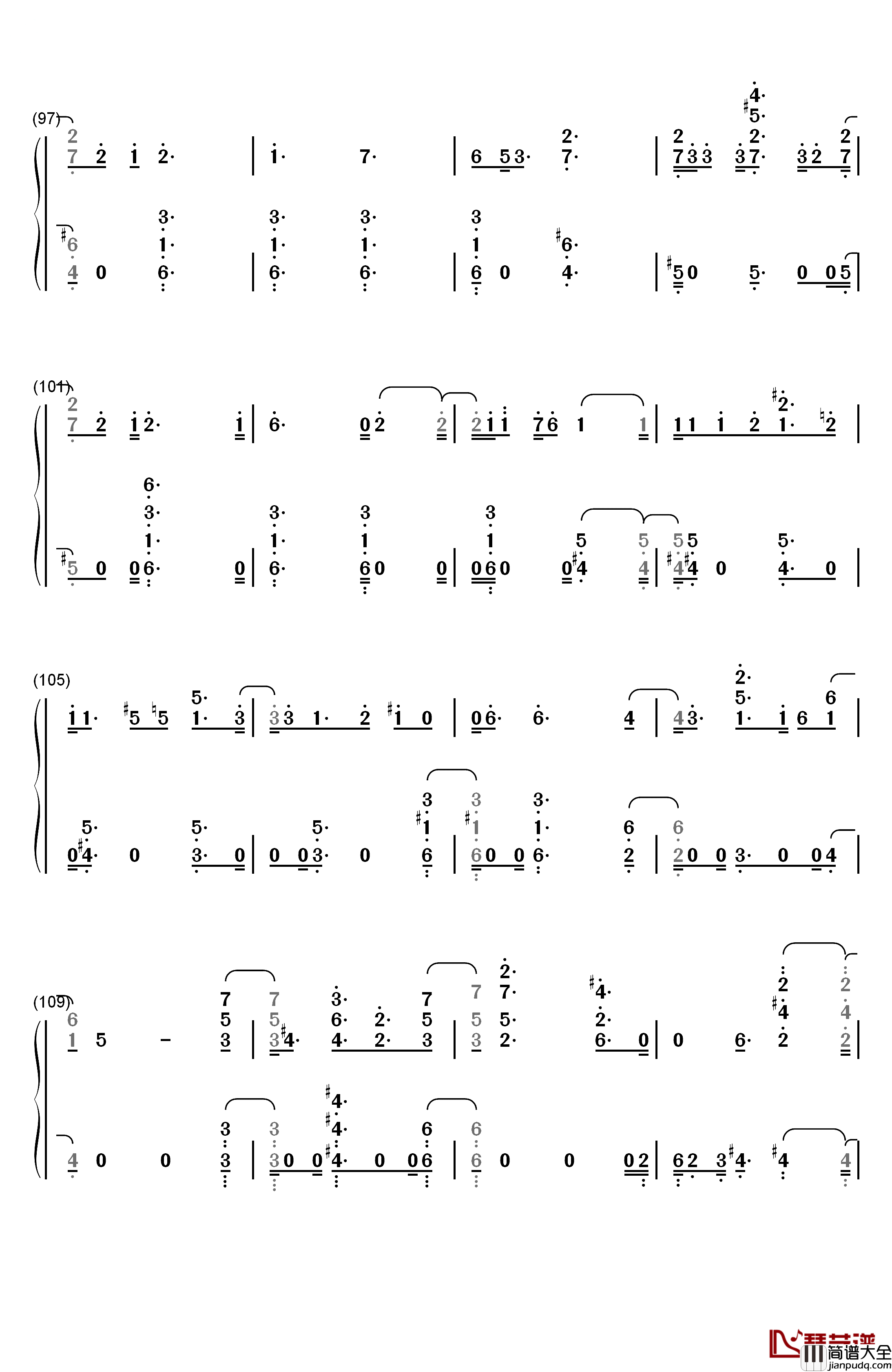 If_You_Leave_Me_Now钢琴简谱_数字双手_Charlie_Puth