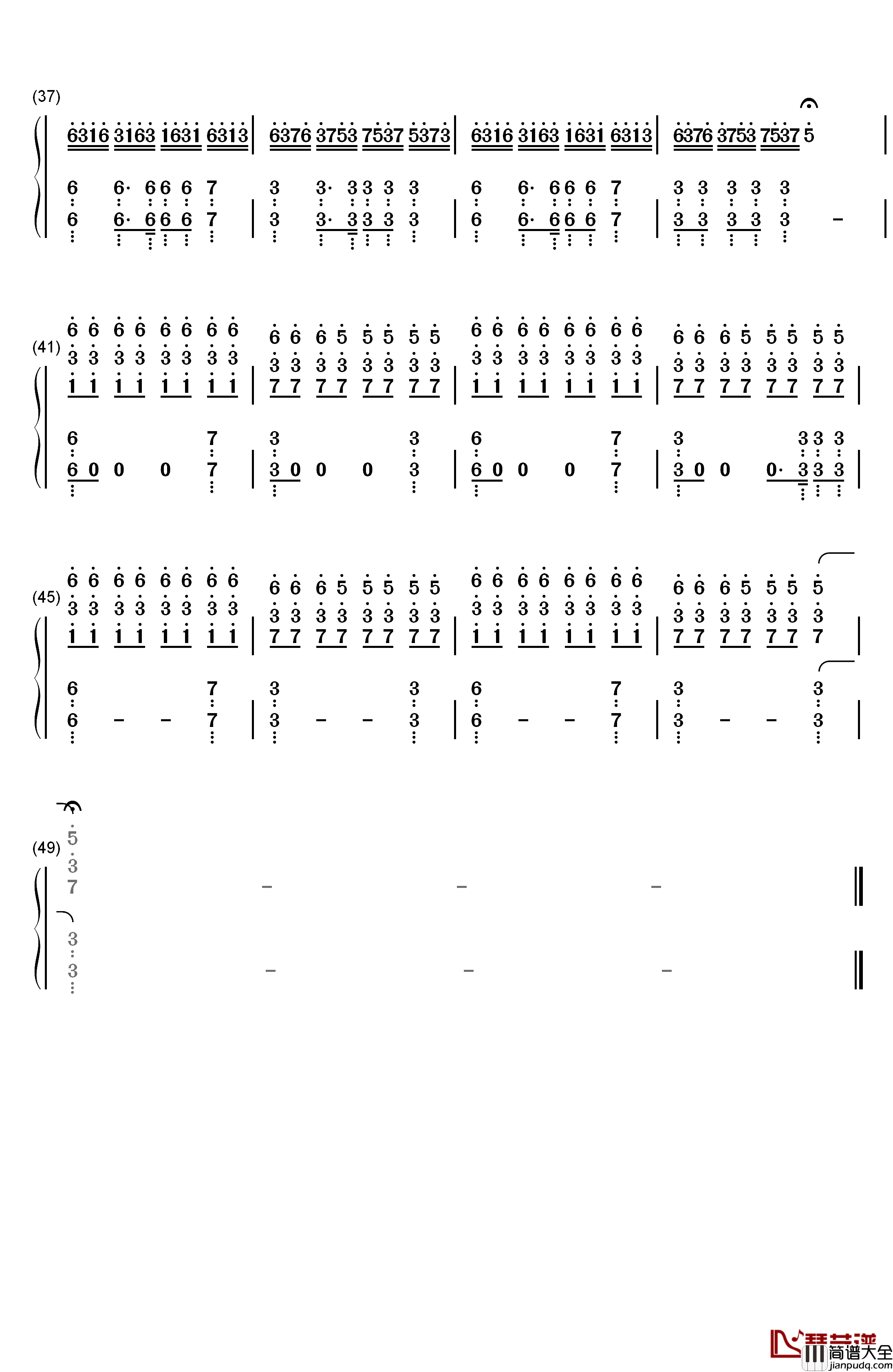 Still_DRE钢琴简谱_数字双手_Dr._Dre