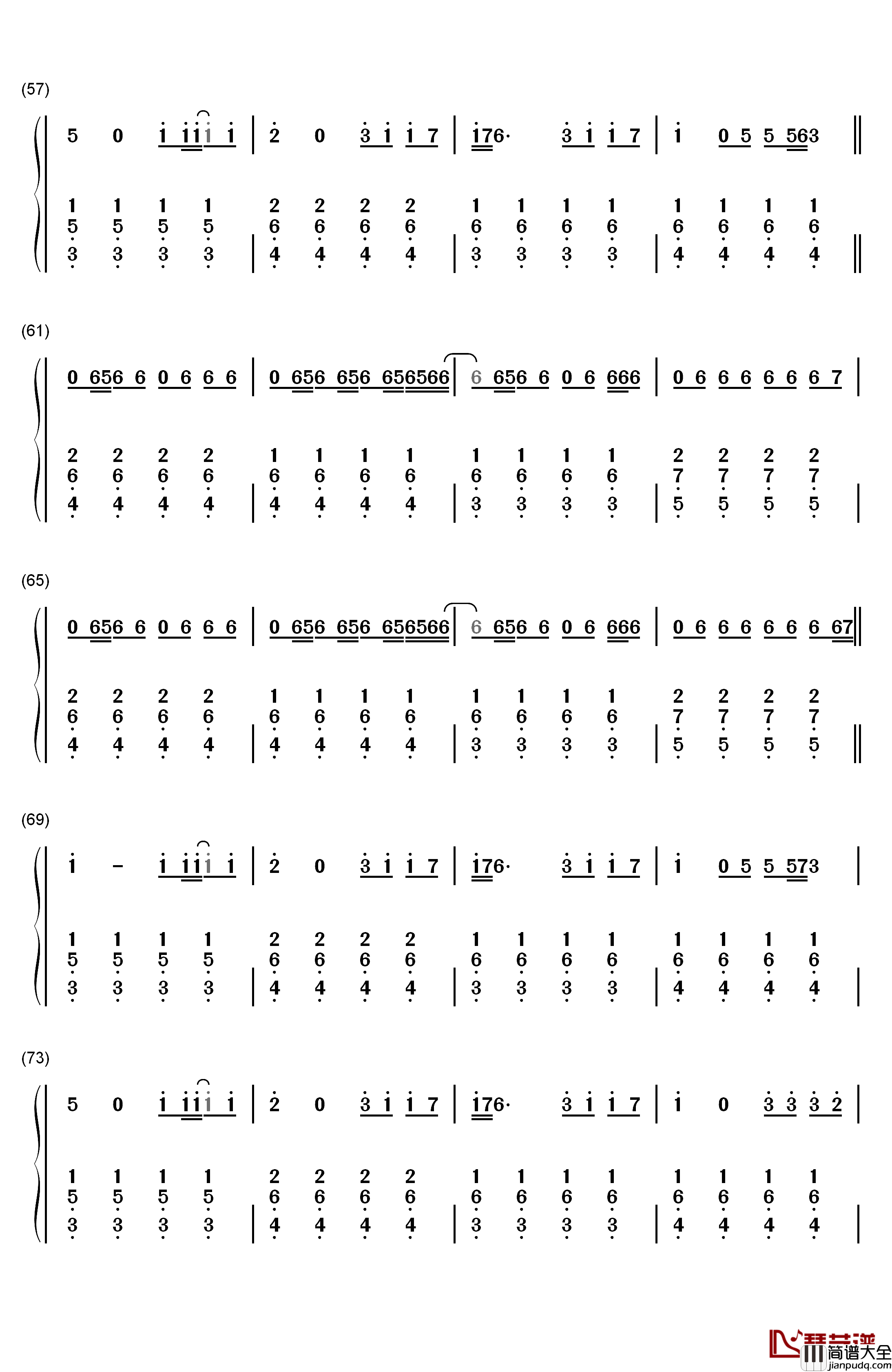 Fire_Meet_Gasoline钢琴简谱_数字双手_Sia