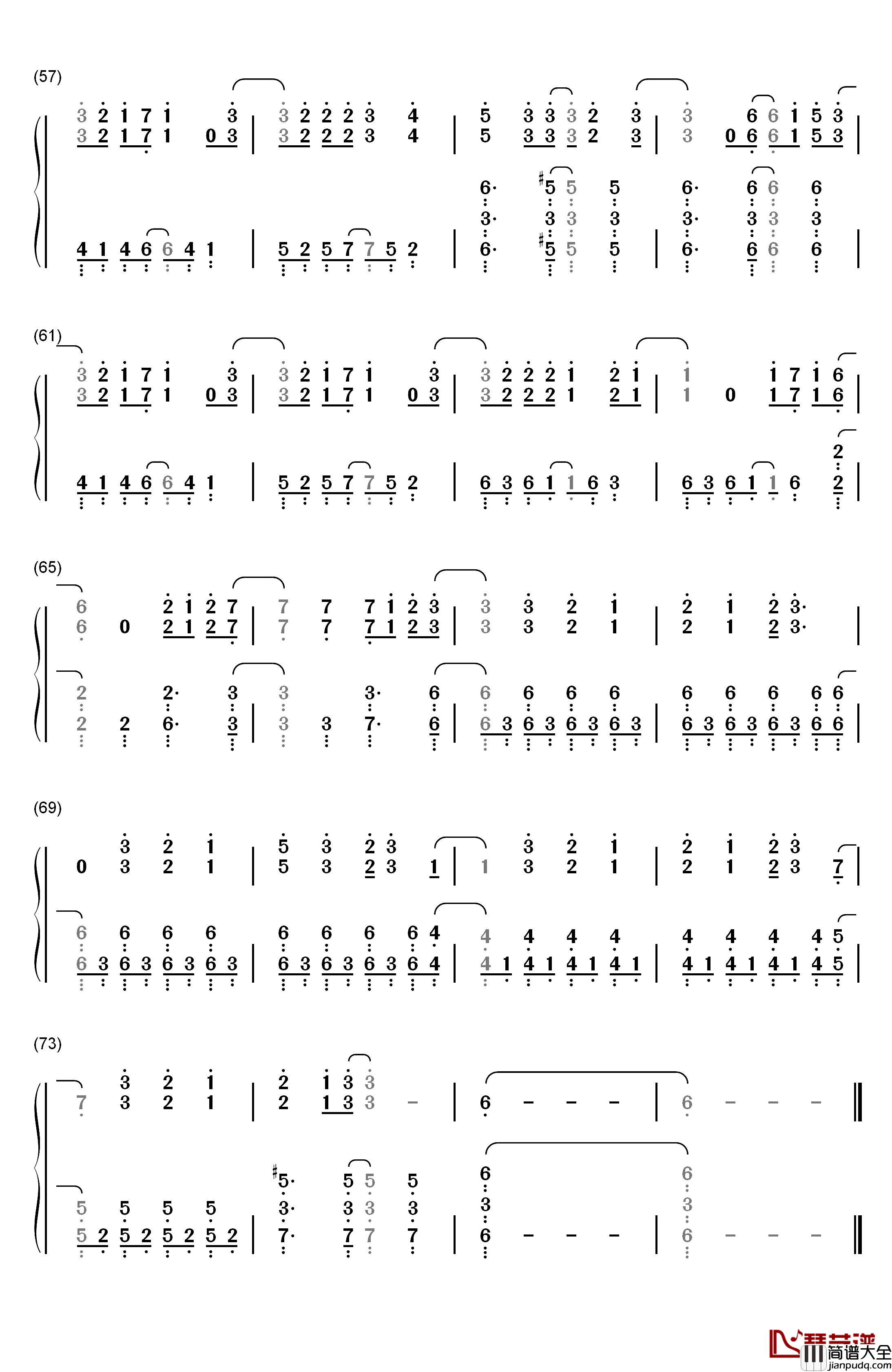 Bloodred钢琴简谱_数字双手_D_Selections