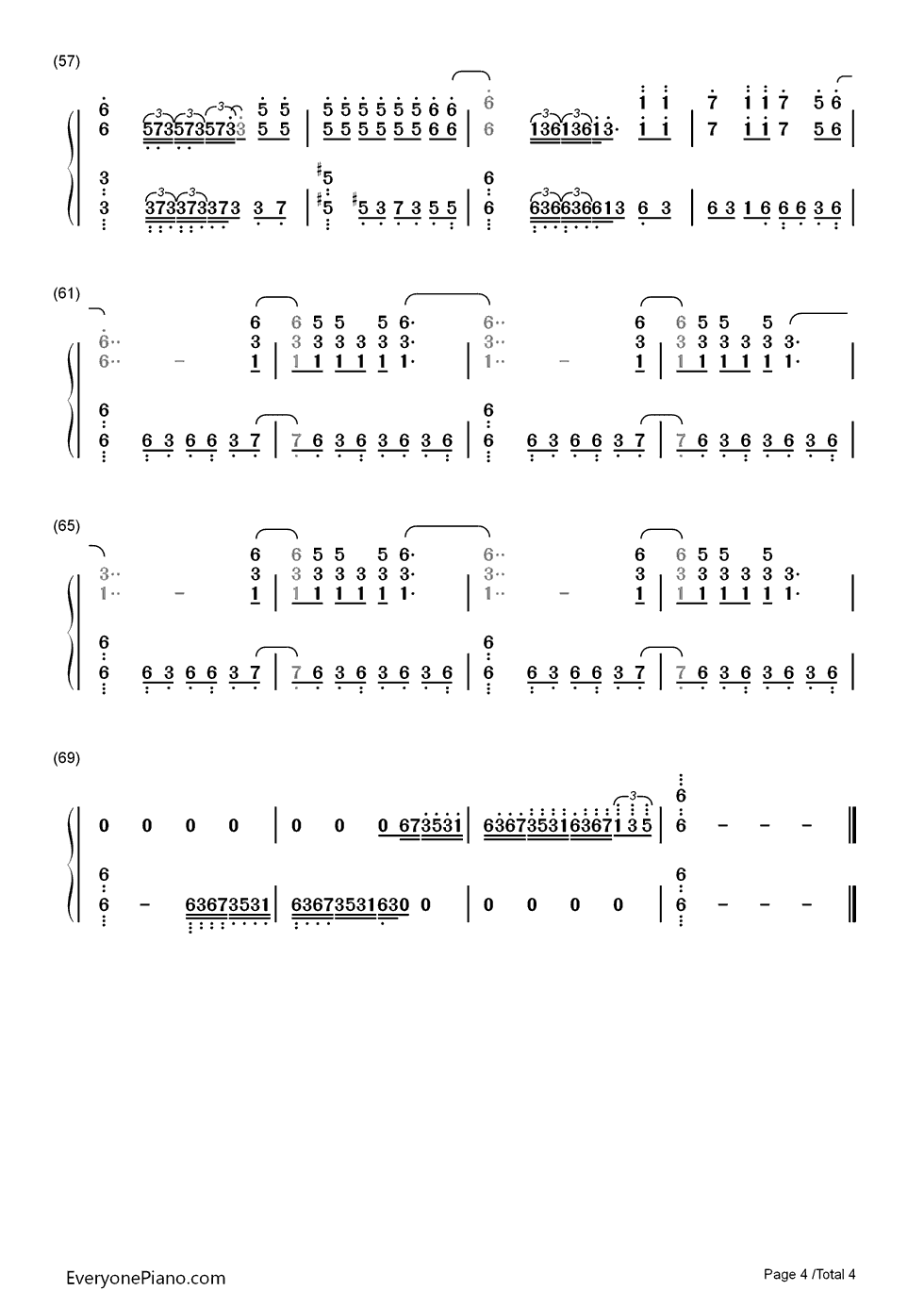 スピードと摩擦钢琴简谱_数字双手_amazarashi