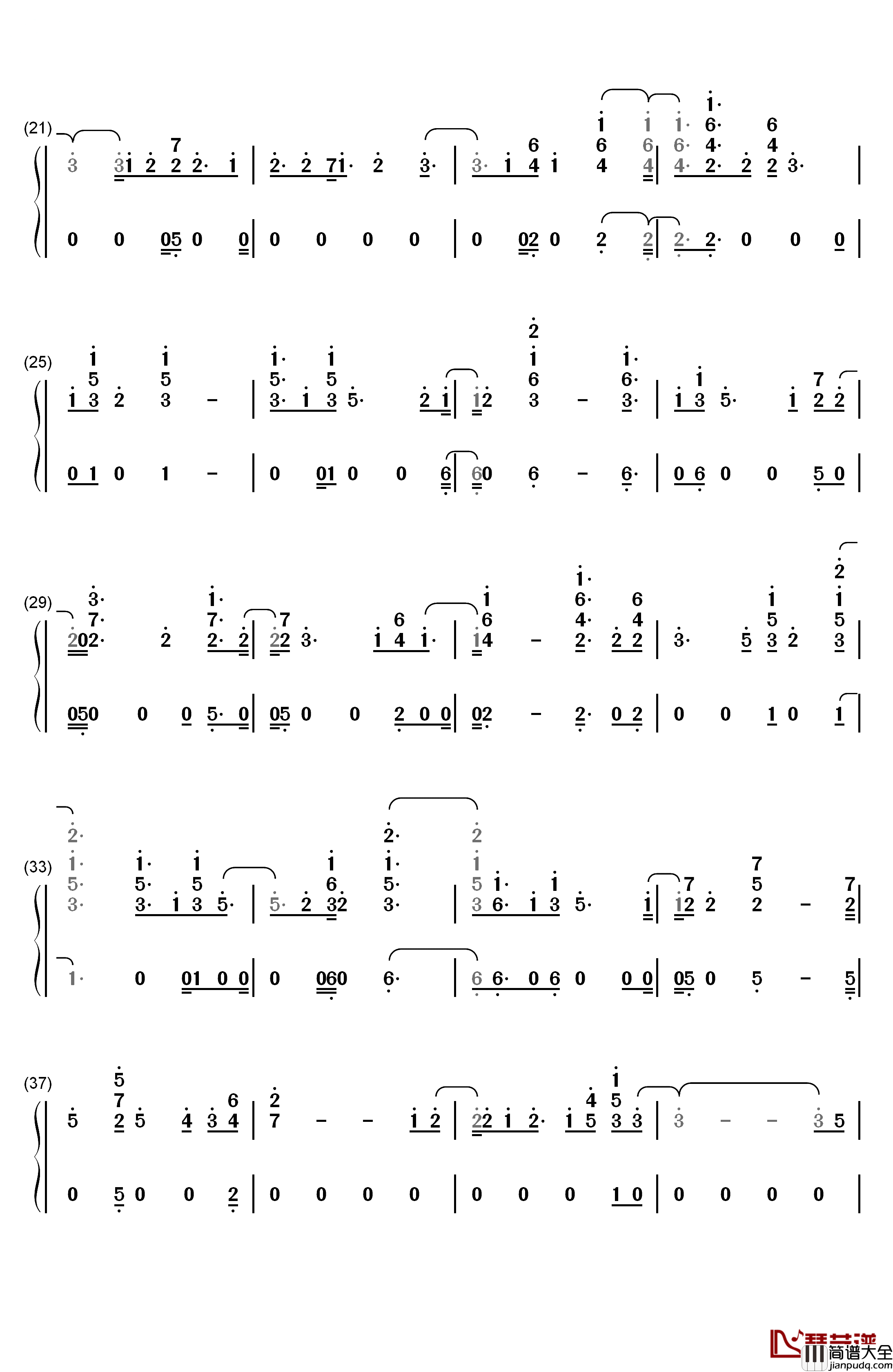 Mamita钢琴简谱_数字双手_CNCO