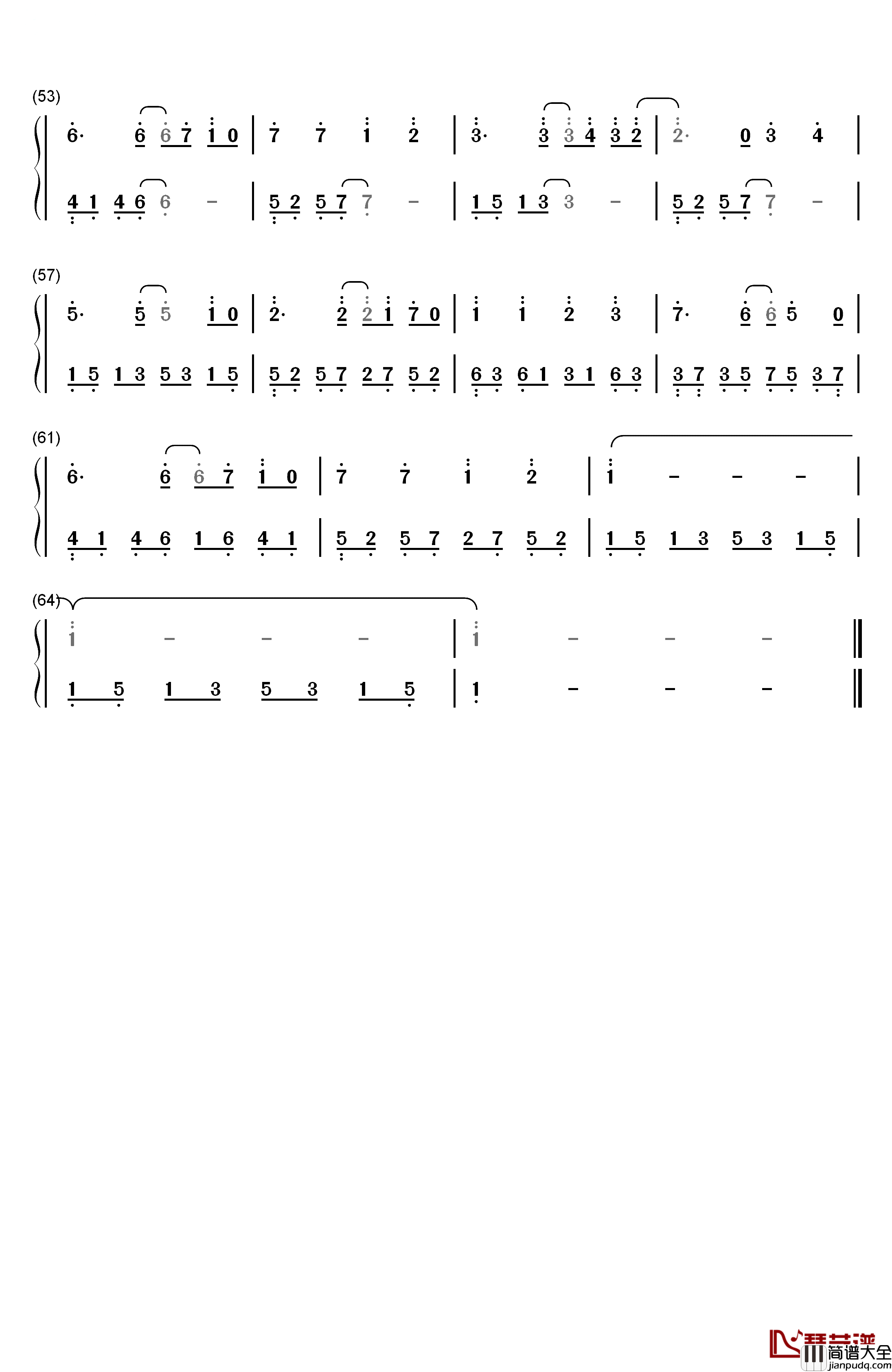 Estavius钢琴简谱_数字双手_Phyrnna