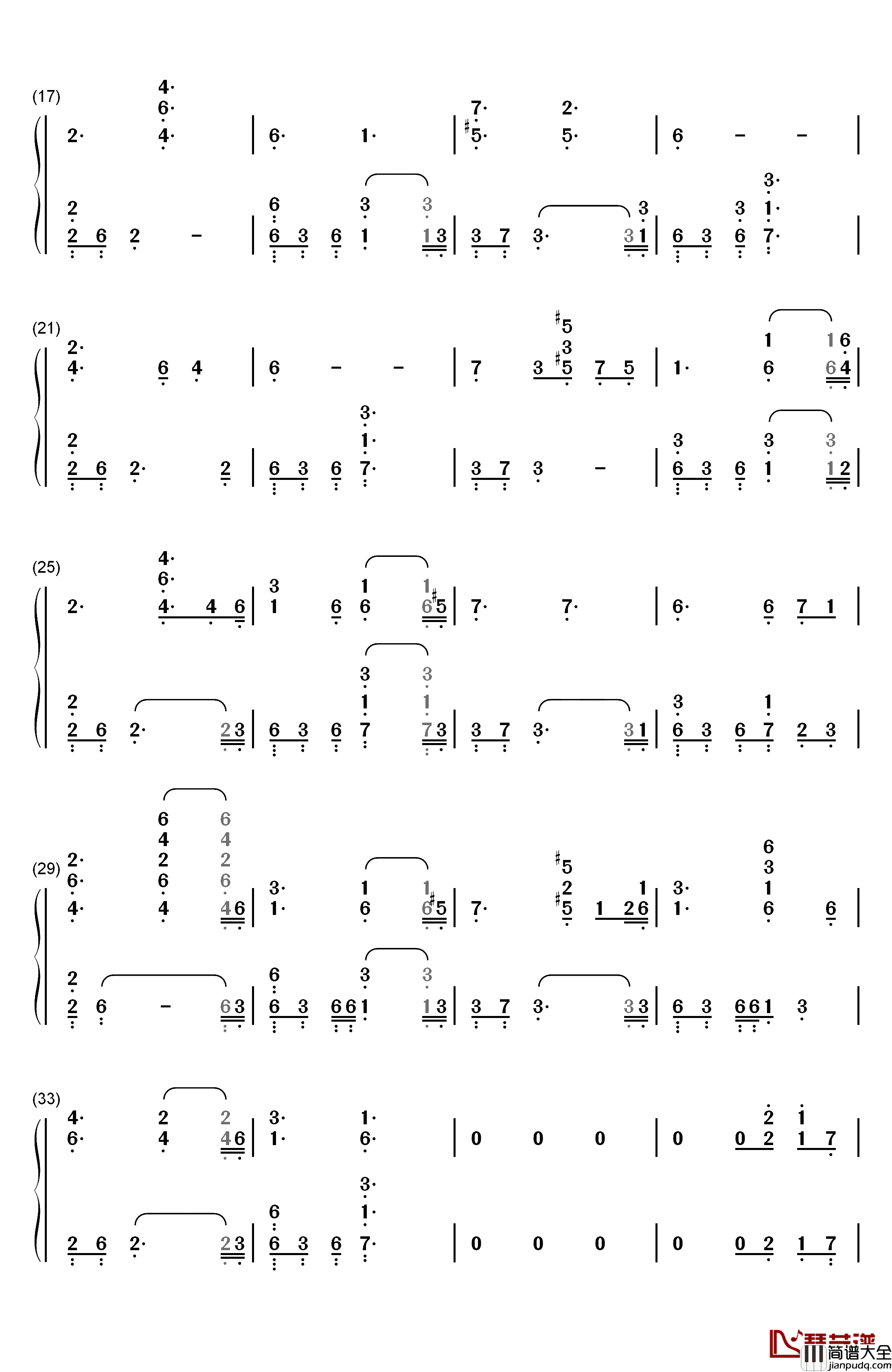 Expectations钢琴简谱_数字双手_Lauren_Jauregui