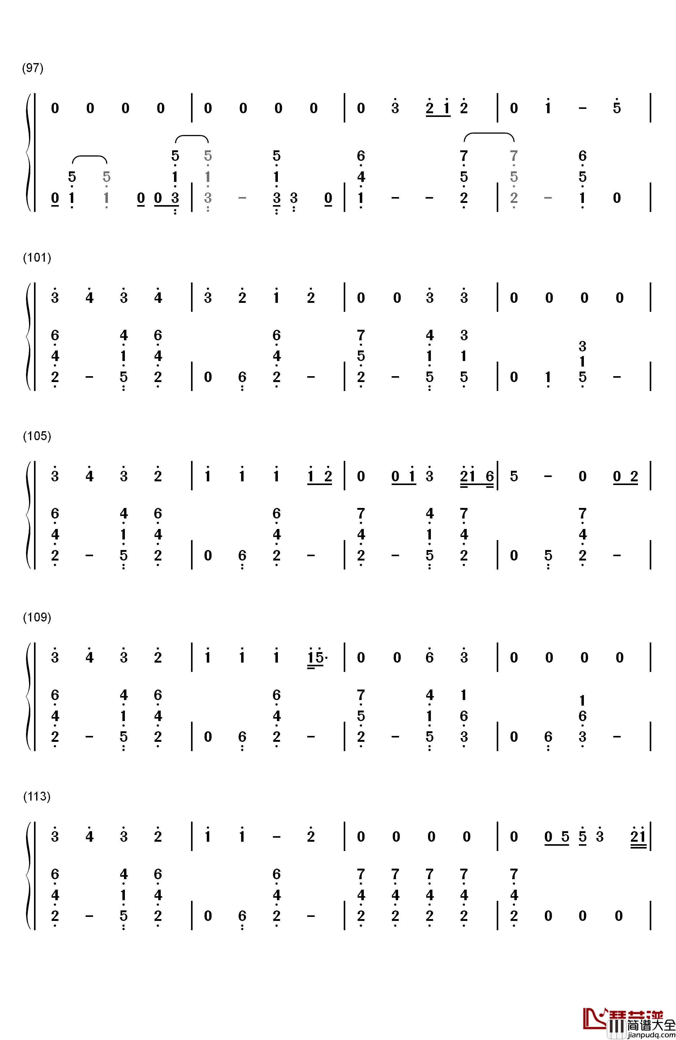 Thinking_Out_Loud钢琴简谱_数字双手_Ed_Sheeran