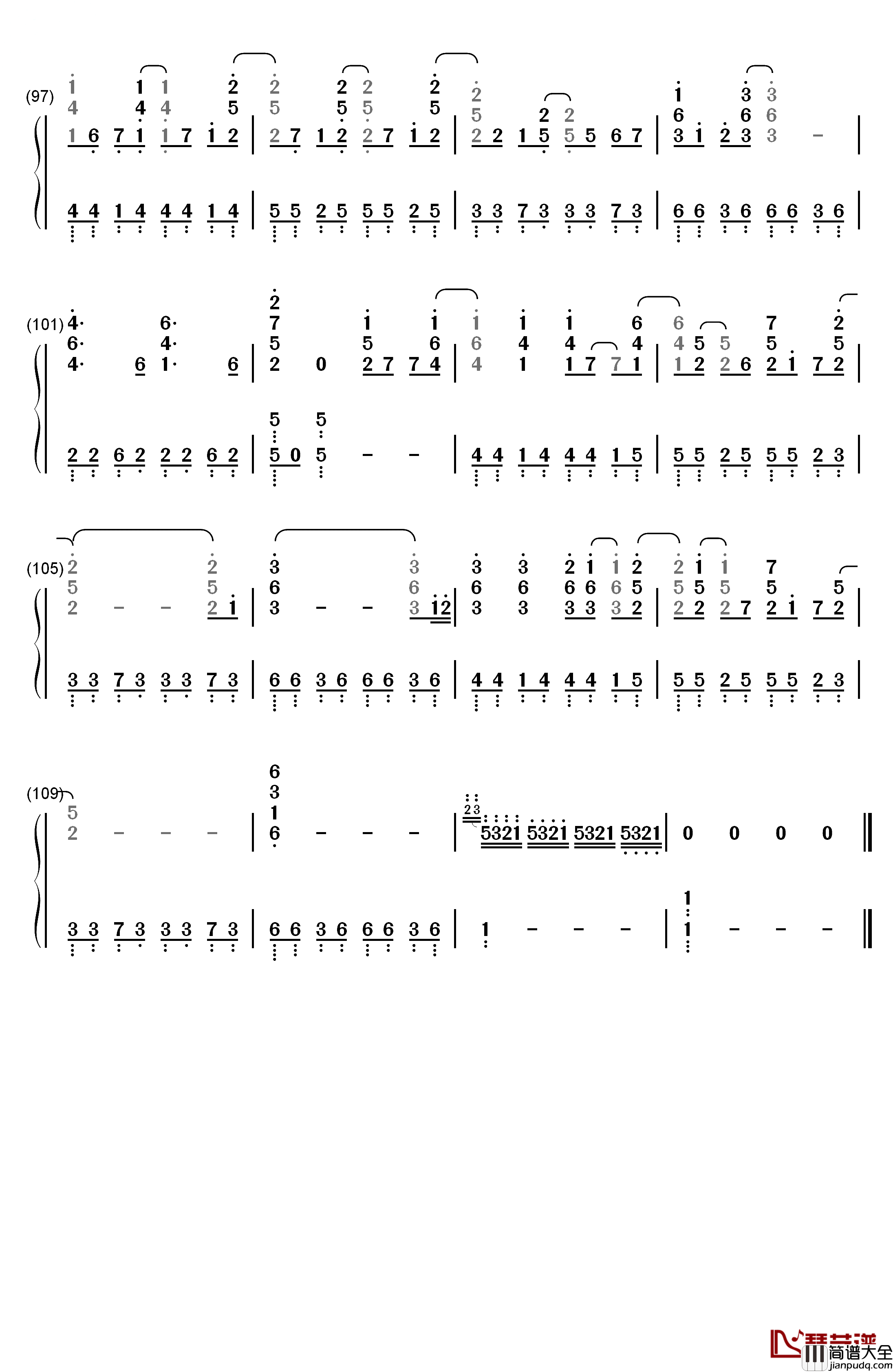 START:DASH!!钢琴简谱_数字双手_佐々木裕