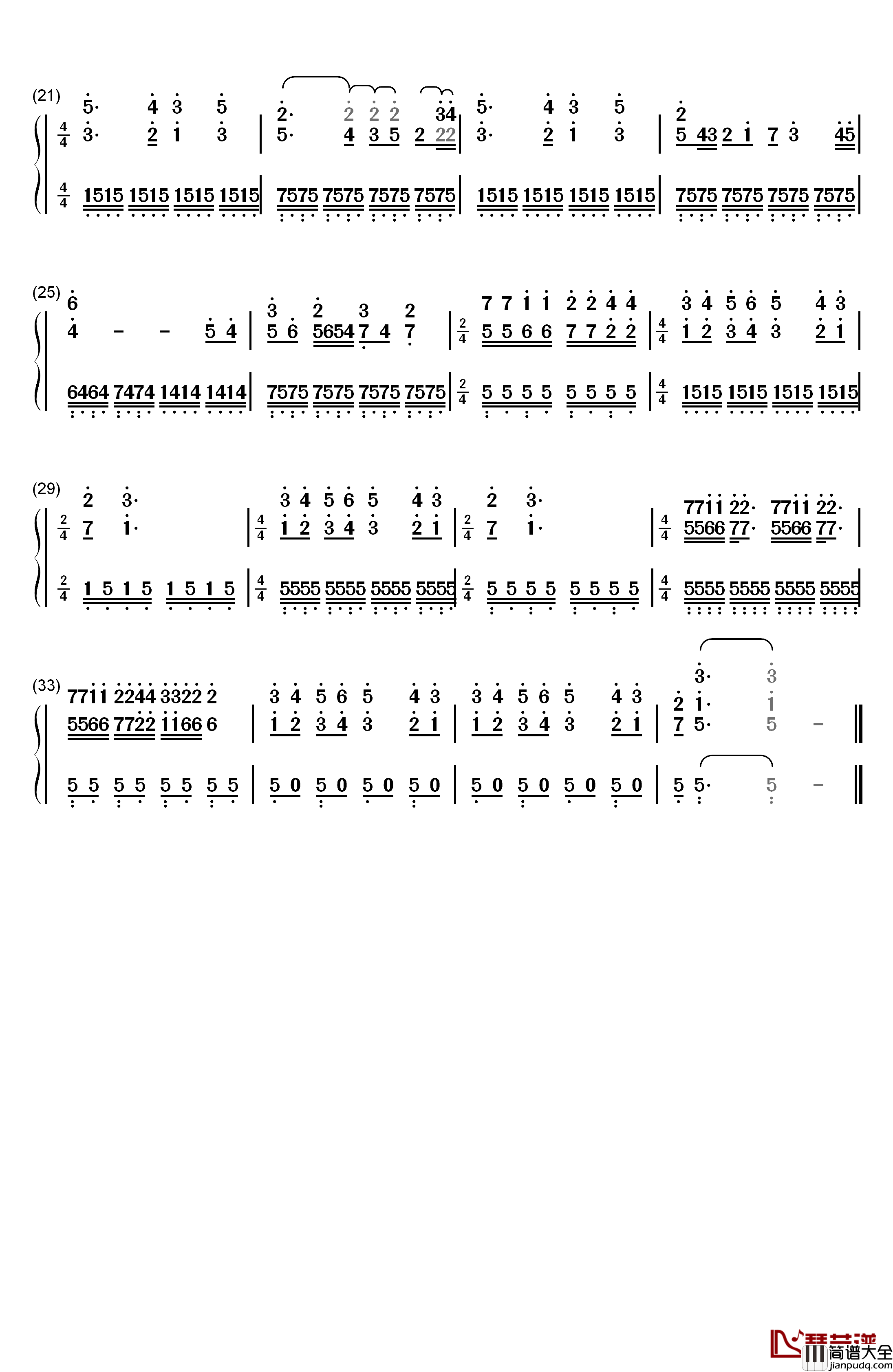 The_Beginning_of_the_Partnership钢琴简谱_数字双手_Stephen_Warbeck