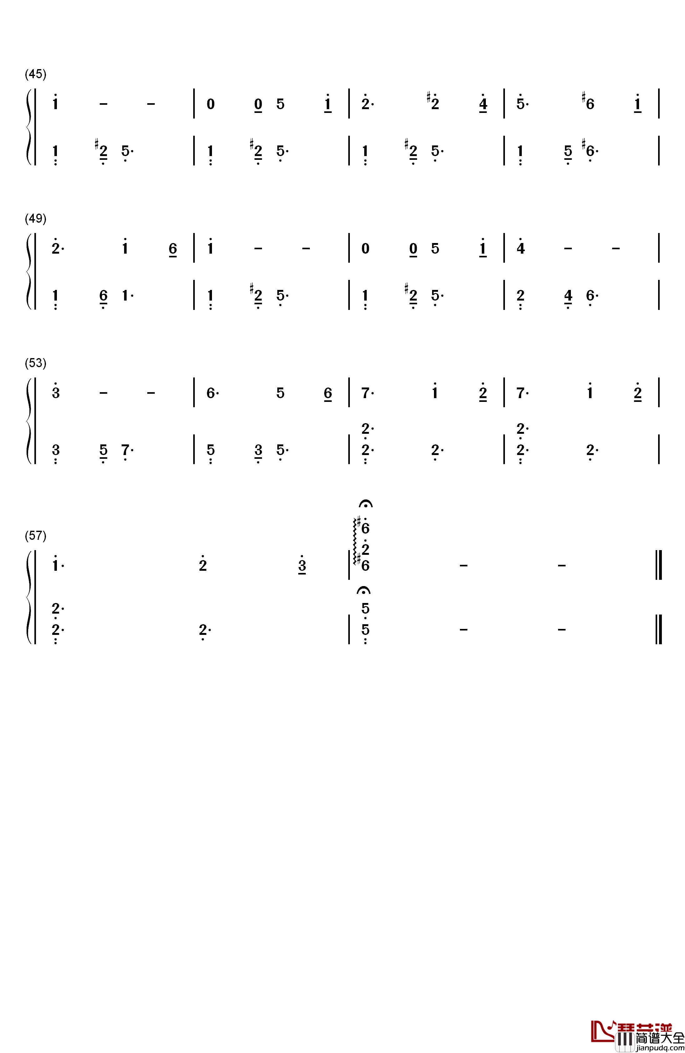 Gymnopedie_Variation钢琴简谱_数字双手_Erik_Satie