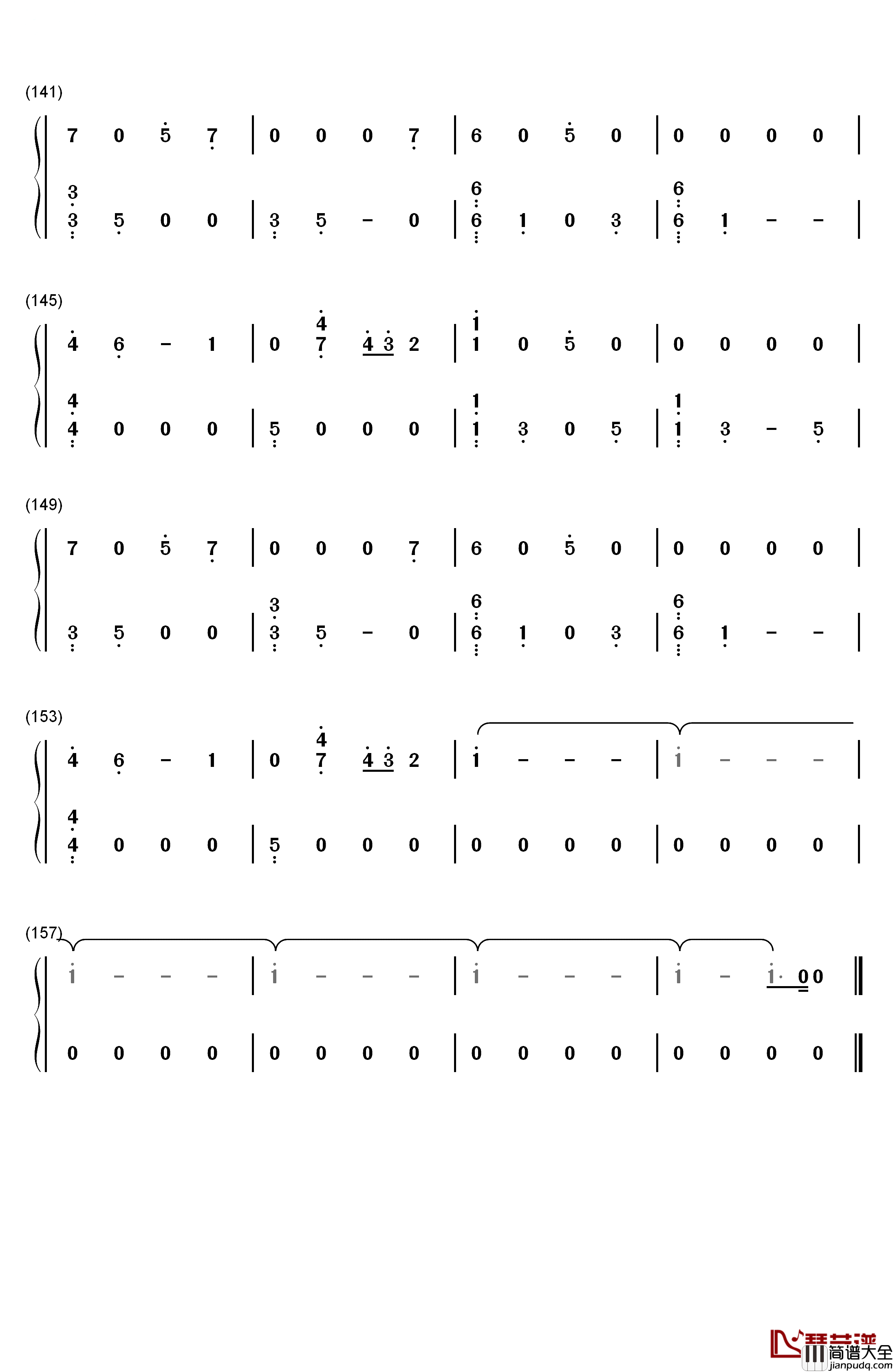 To_Be_Human钢琴简谱_数字双手_Sia_ft._Labrinth