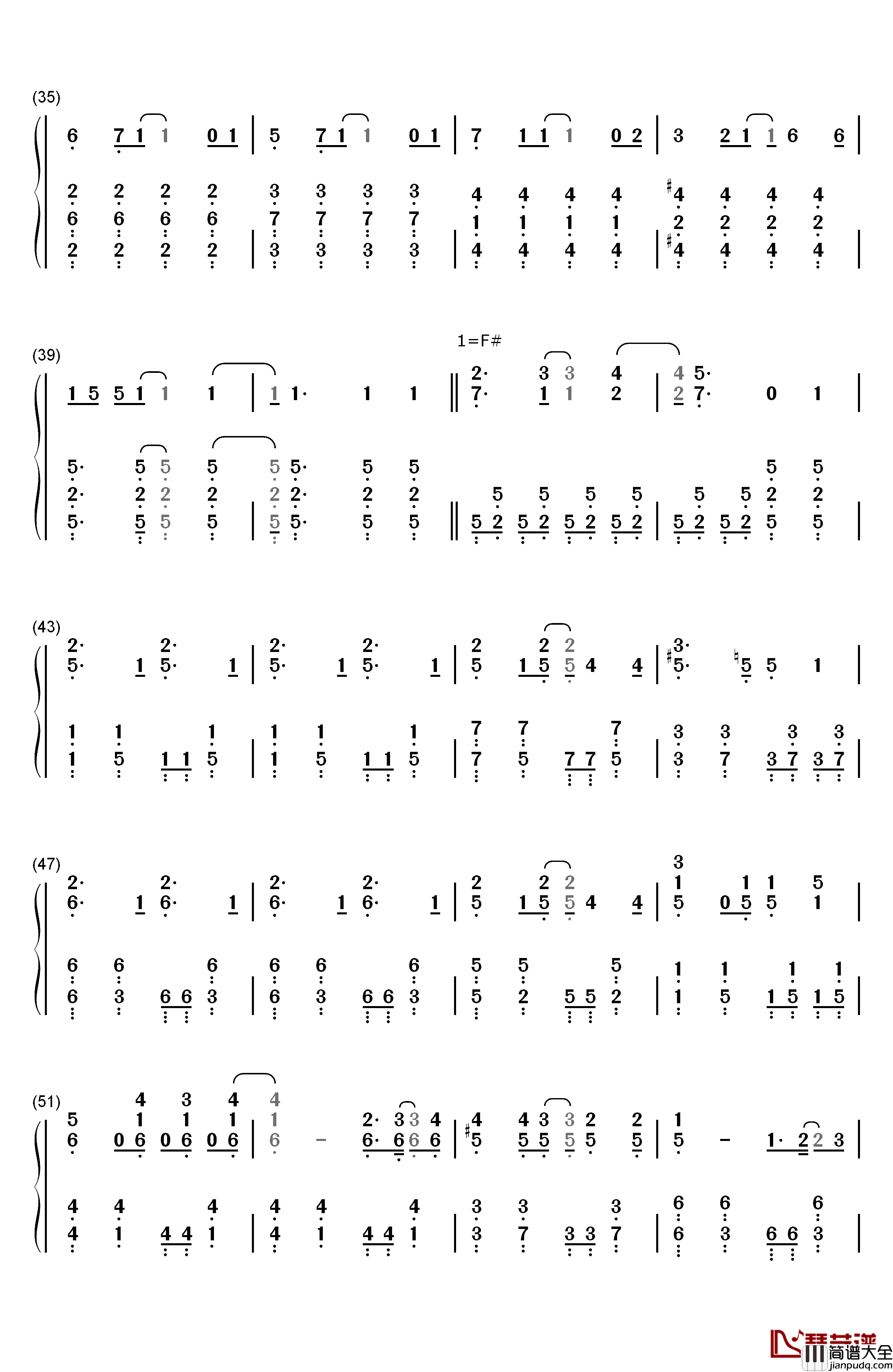 発見者はワタシ钢琴简谱_数字双手_たぴみる