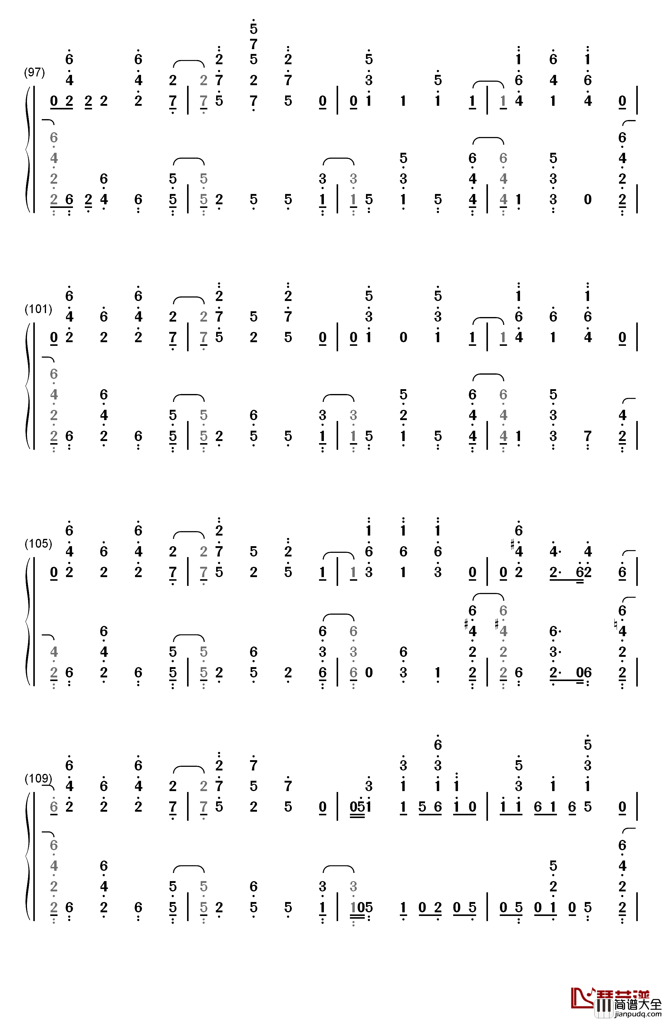 Santa's_Coming_For_Us钢琴简谱_数字双手_Sia_Greg_Kurstin