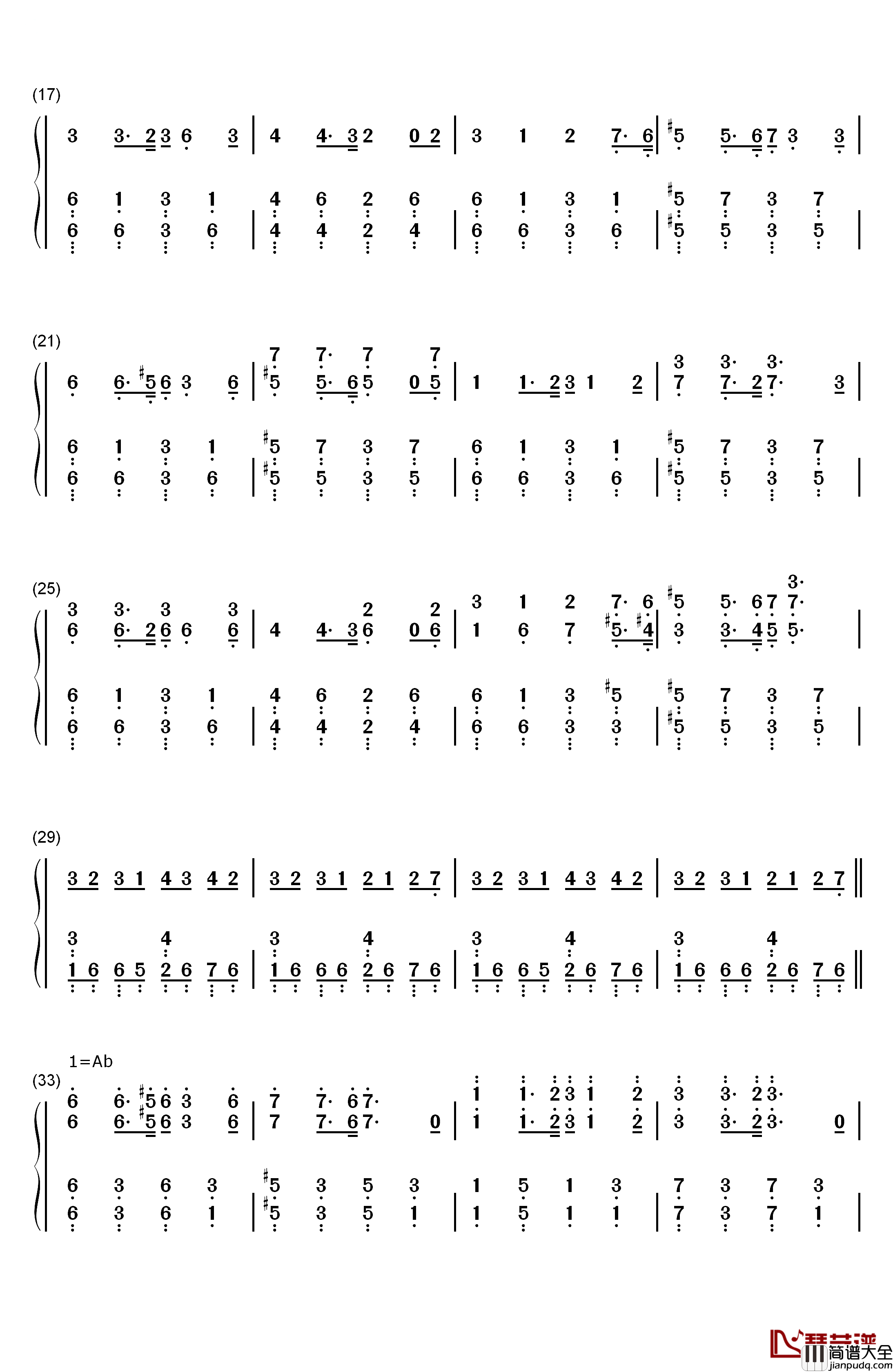 Soviet_March钢琴简谱_数字双手_James_Hannigan