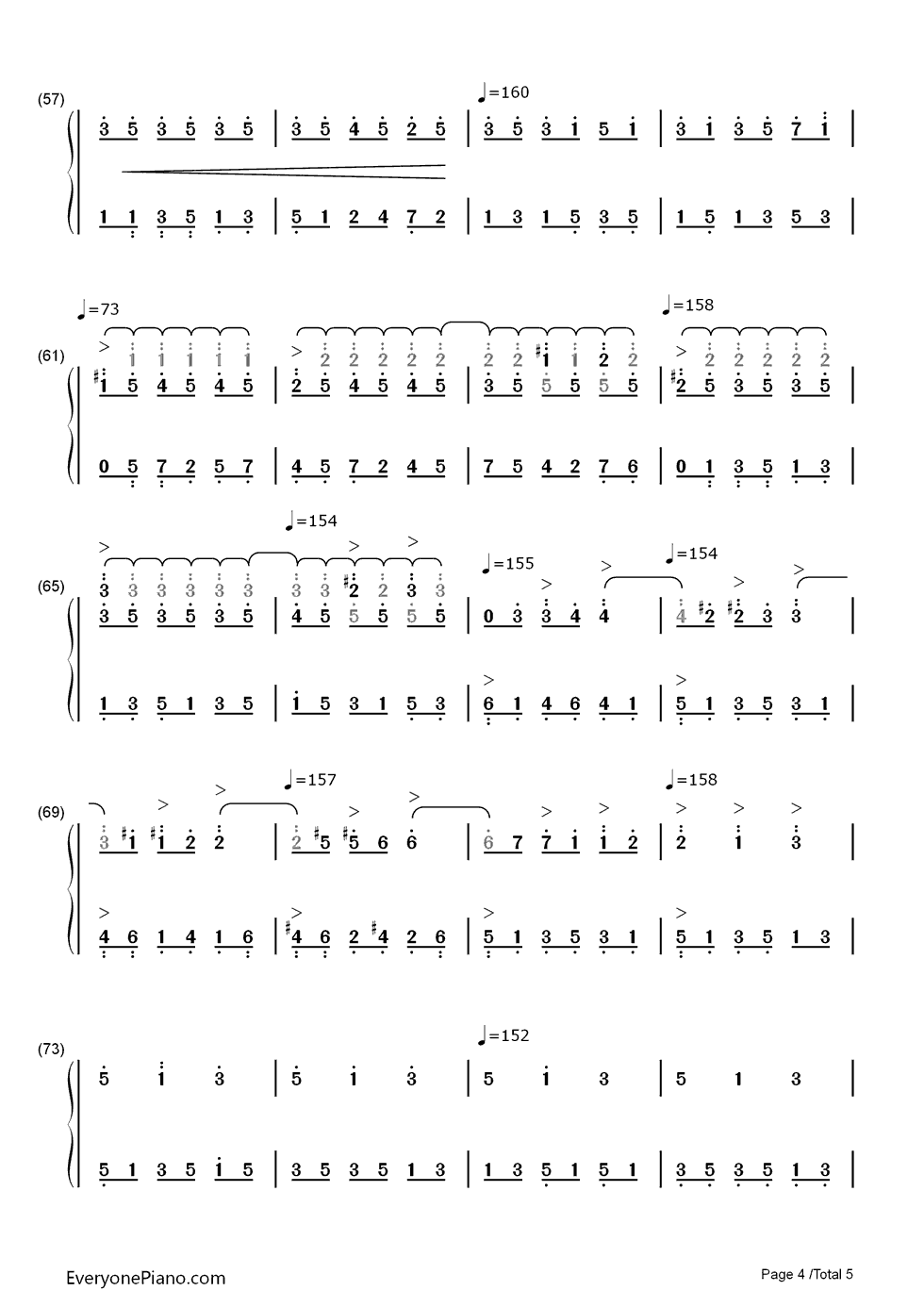 Dawn钢琴简谱_数字双手_Dario_Marianelli