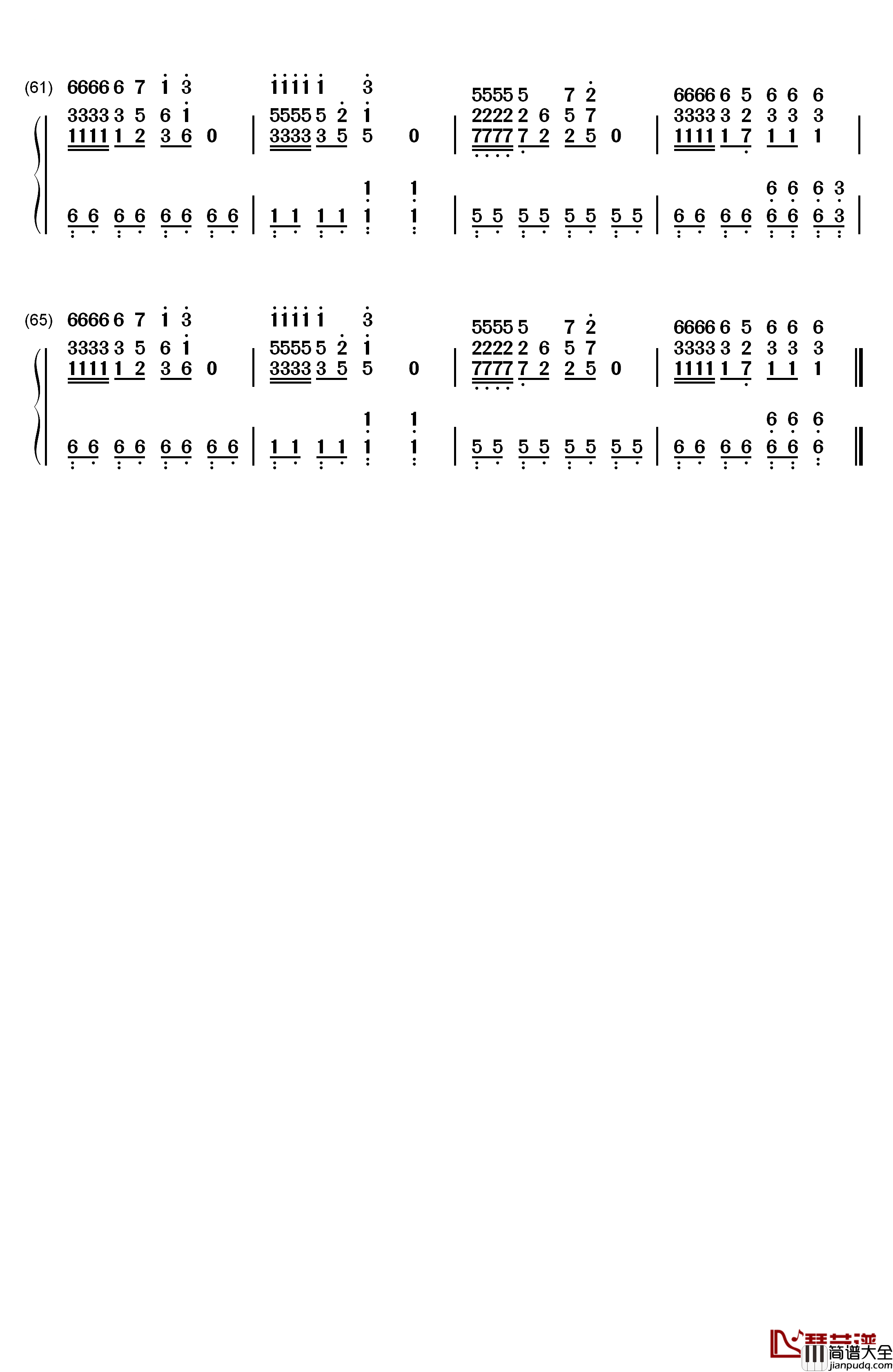 Roly钢琴简谱_数字双手_T_ara