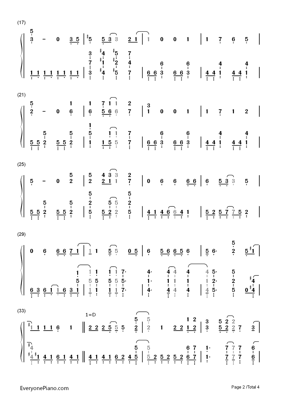 青春は花火のように钢琴简谱_数字双手_Linked_Horizon