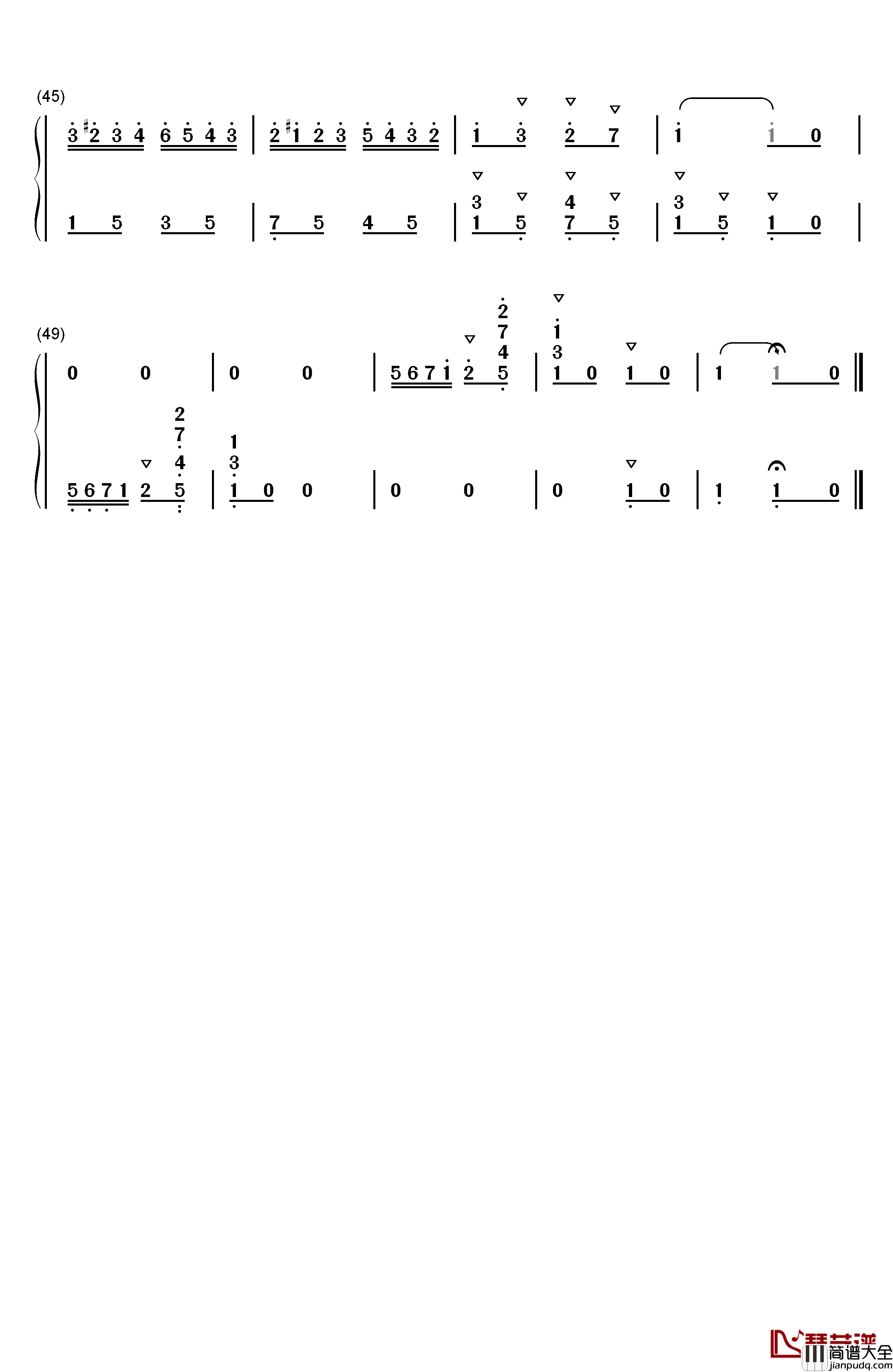 淘气小鬼骑在马背上钢琴简谱_数字双手_未知