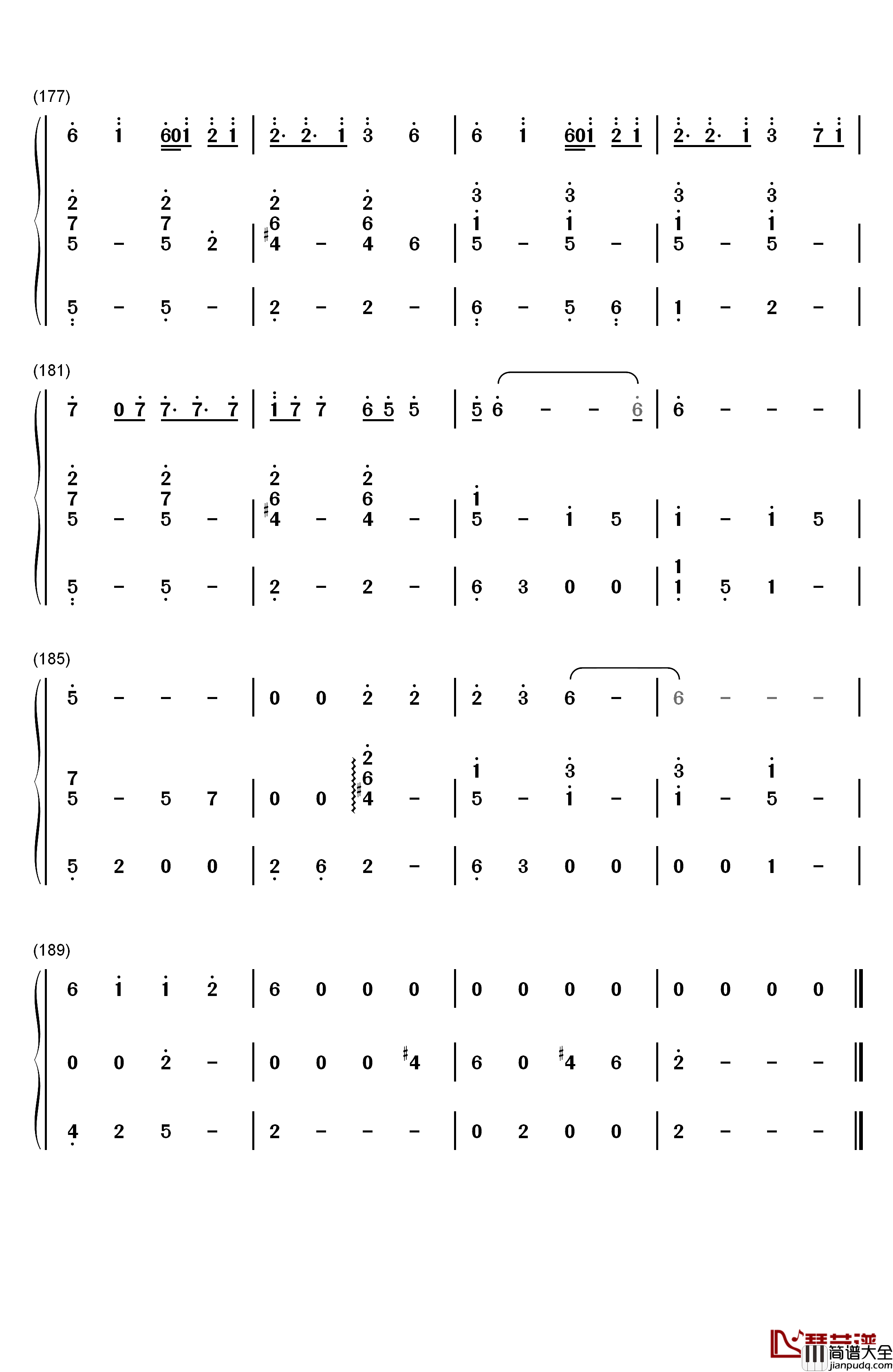 异类钢琴简谱_数字双手_华晨宇