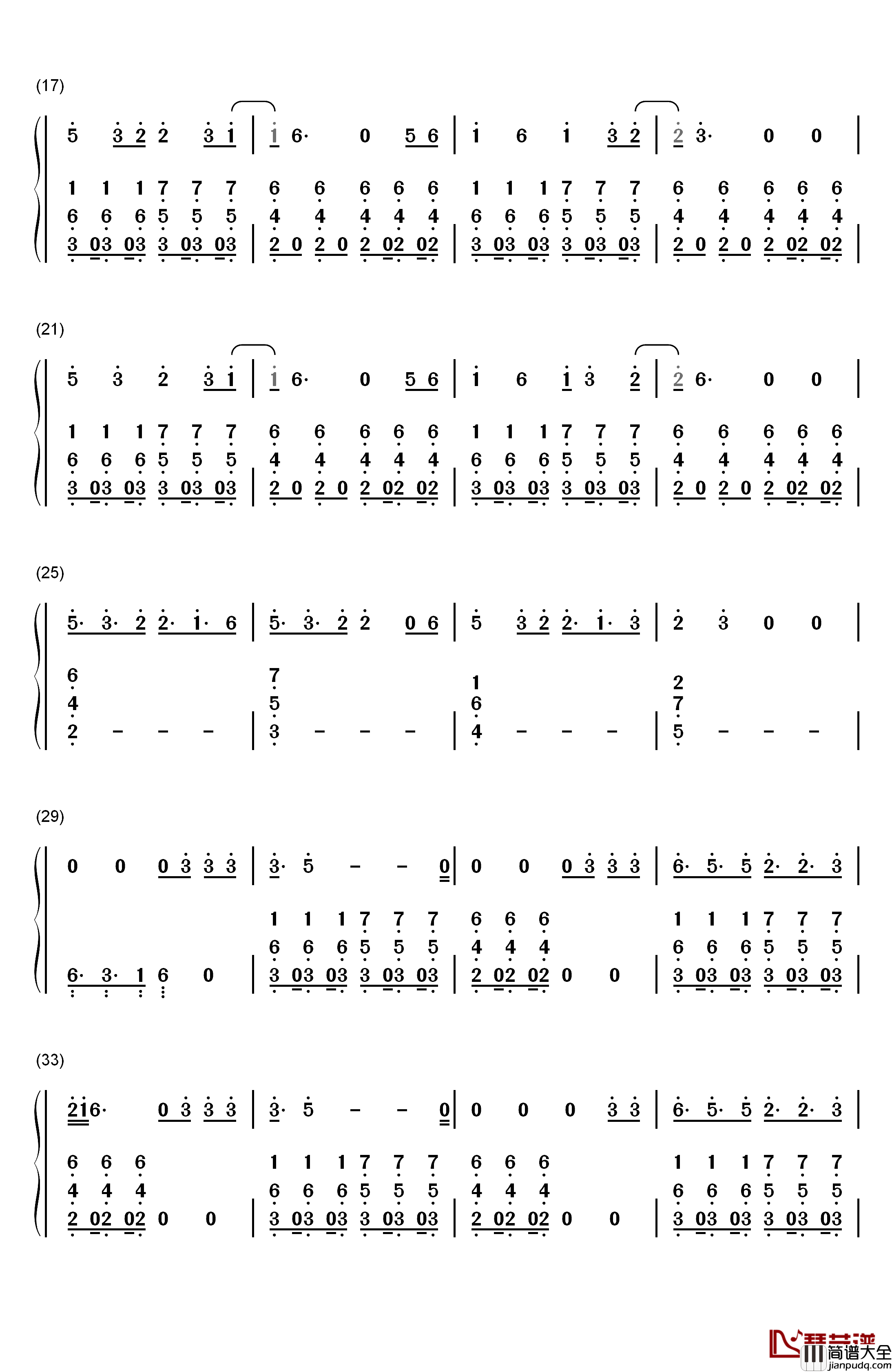 Desire钢琴简谱_数字双手_Years_&_Years