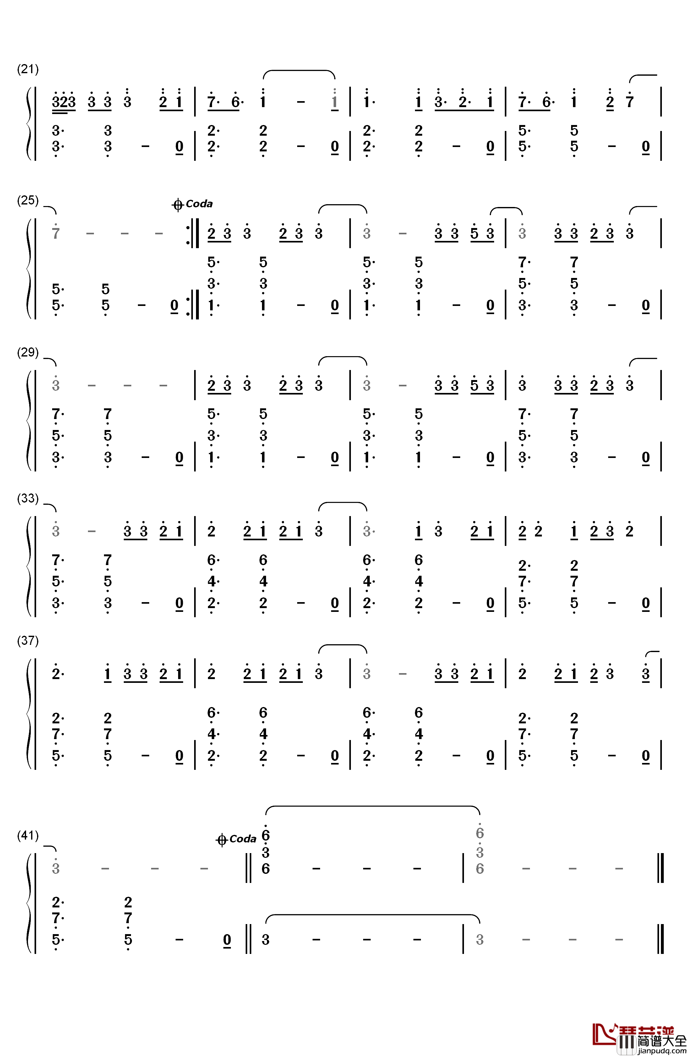 Training_Wheels_piano钢琴简谱_数字双手_Melanie_Martinez