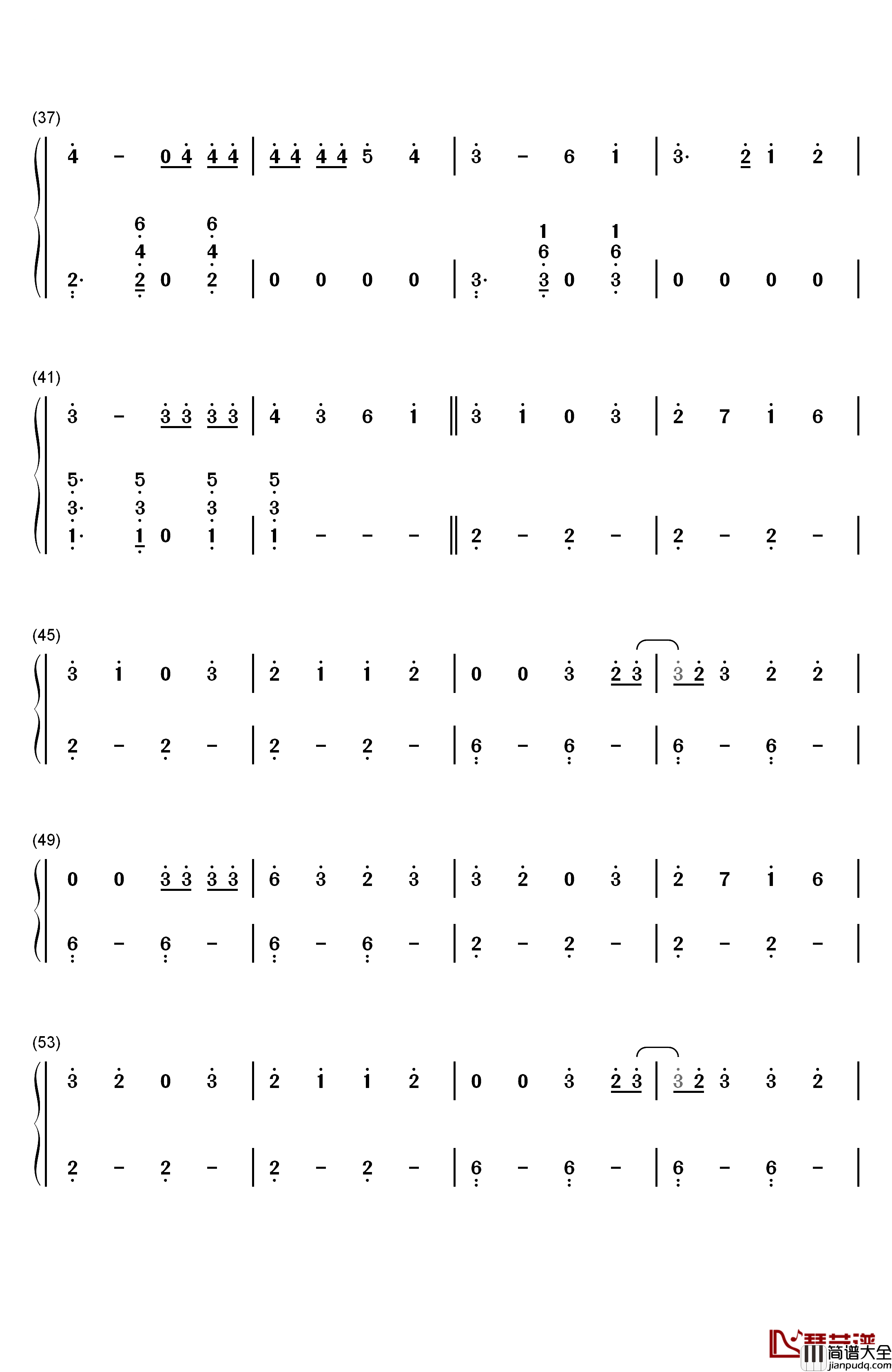 Chantaje钢琴简谱_数字双手_Shakira