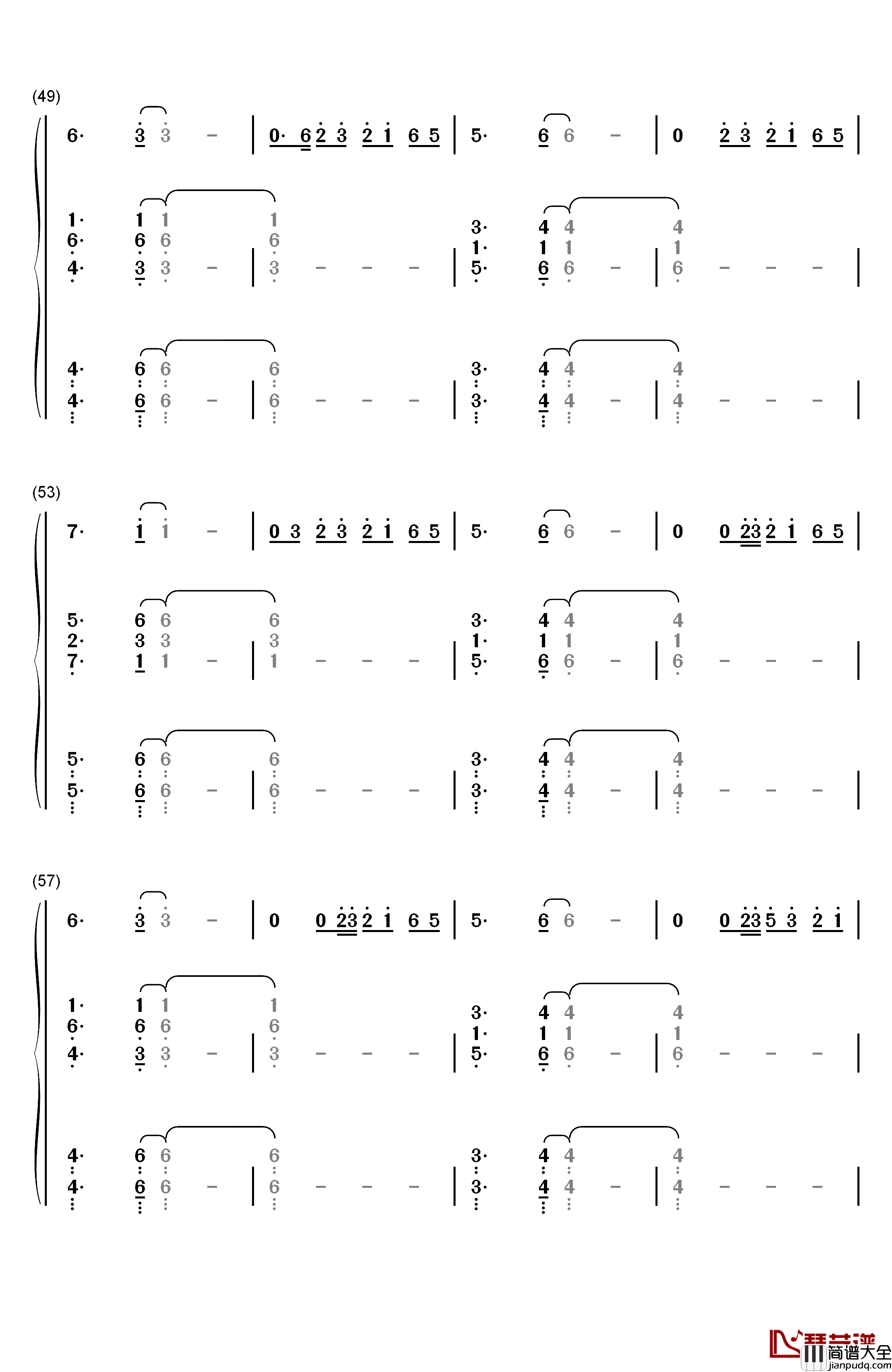 Bruises钢琴简谱_数字双手_Lewis_Capaldi