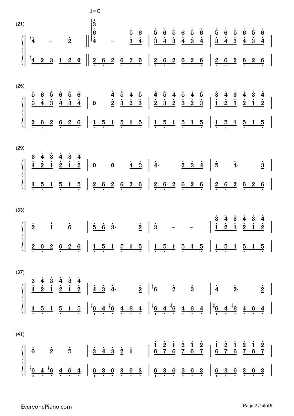 Schwarz～そして少女は森の中～钢琴简谱_数字双手_霜月はるか&Revo