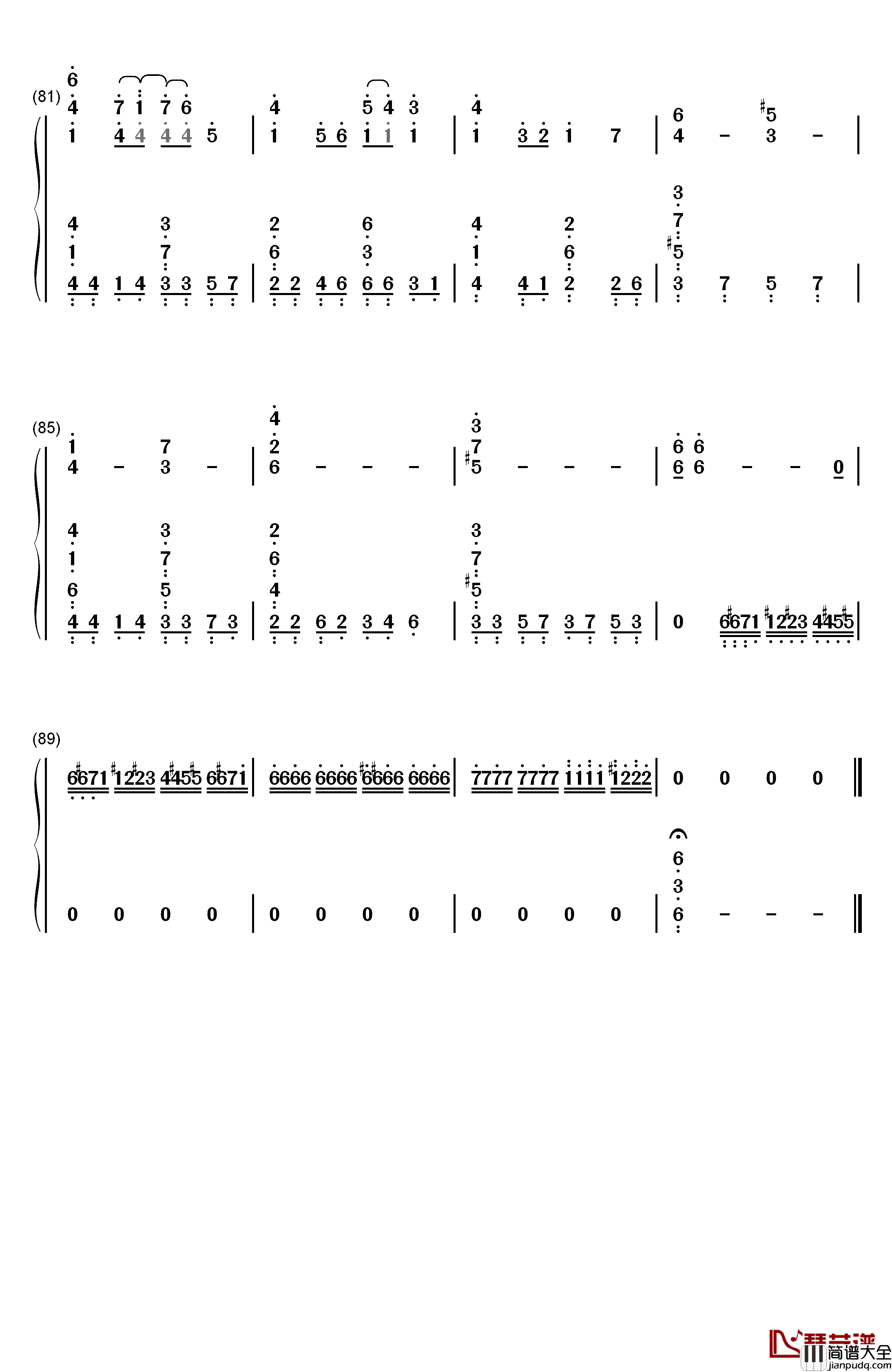 Luminous_Sword钢琴简谱_数字双手_梶浦由记