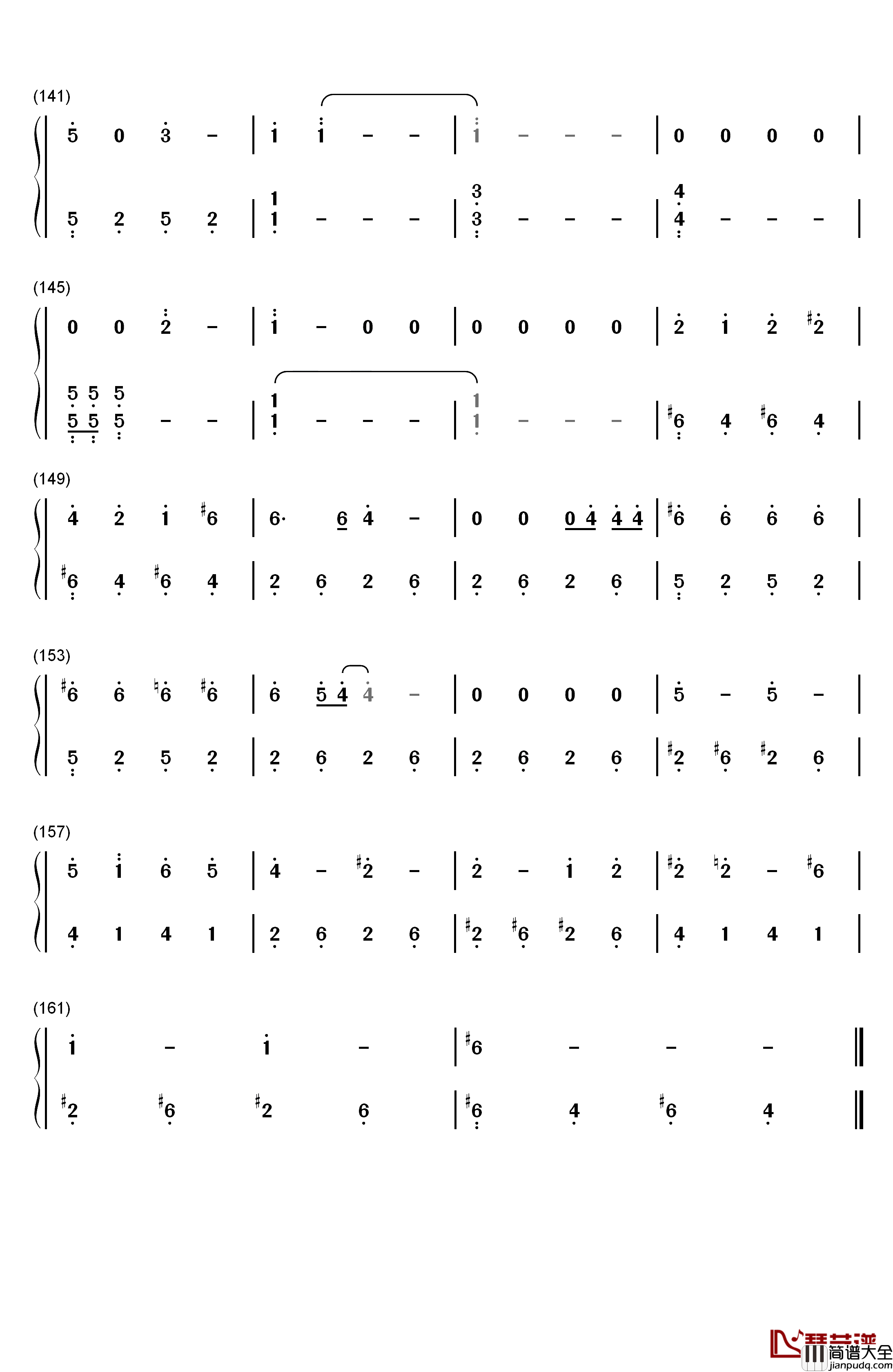 ジコチュー乃版本46钢琴简谱_数字双手_乃木坂46