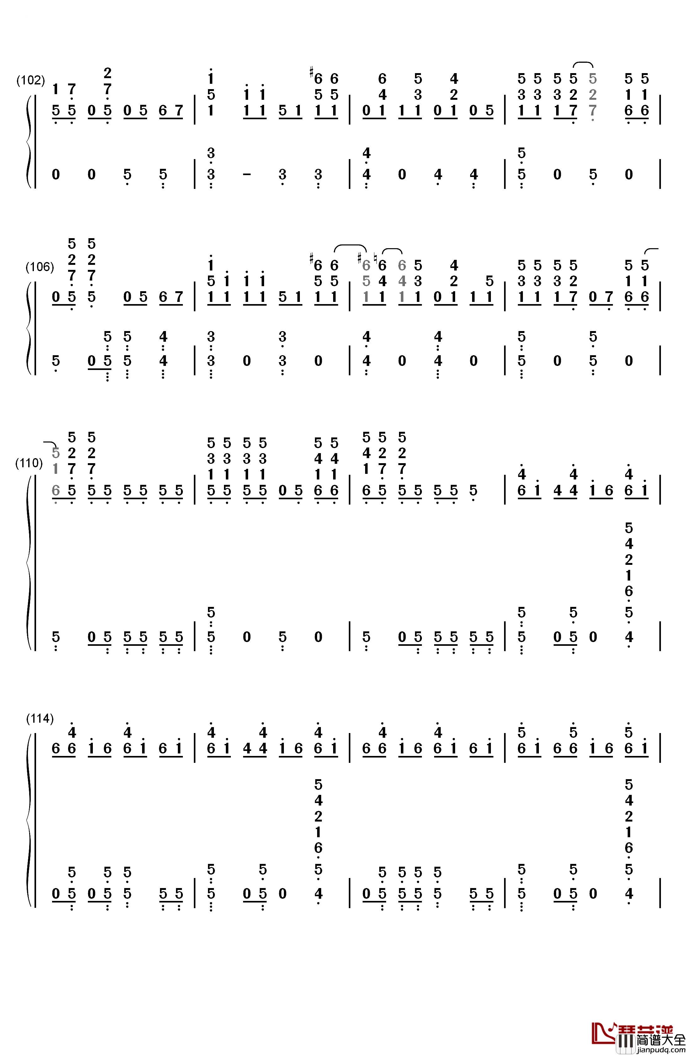 All_of_Me_完整版钢琴简谱_数字双手_Jon_Schmidt