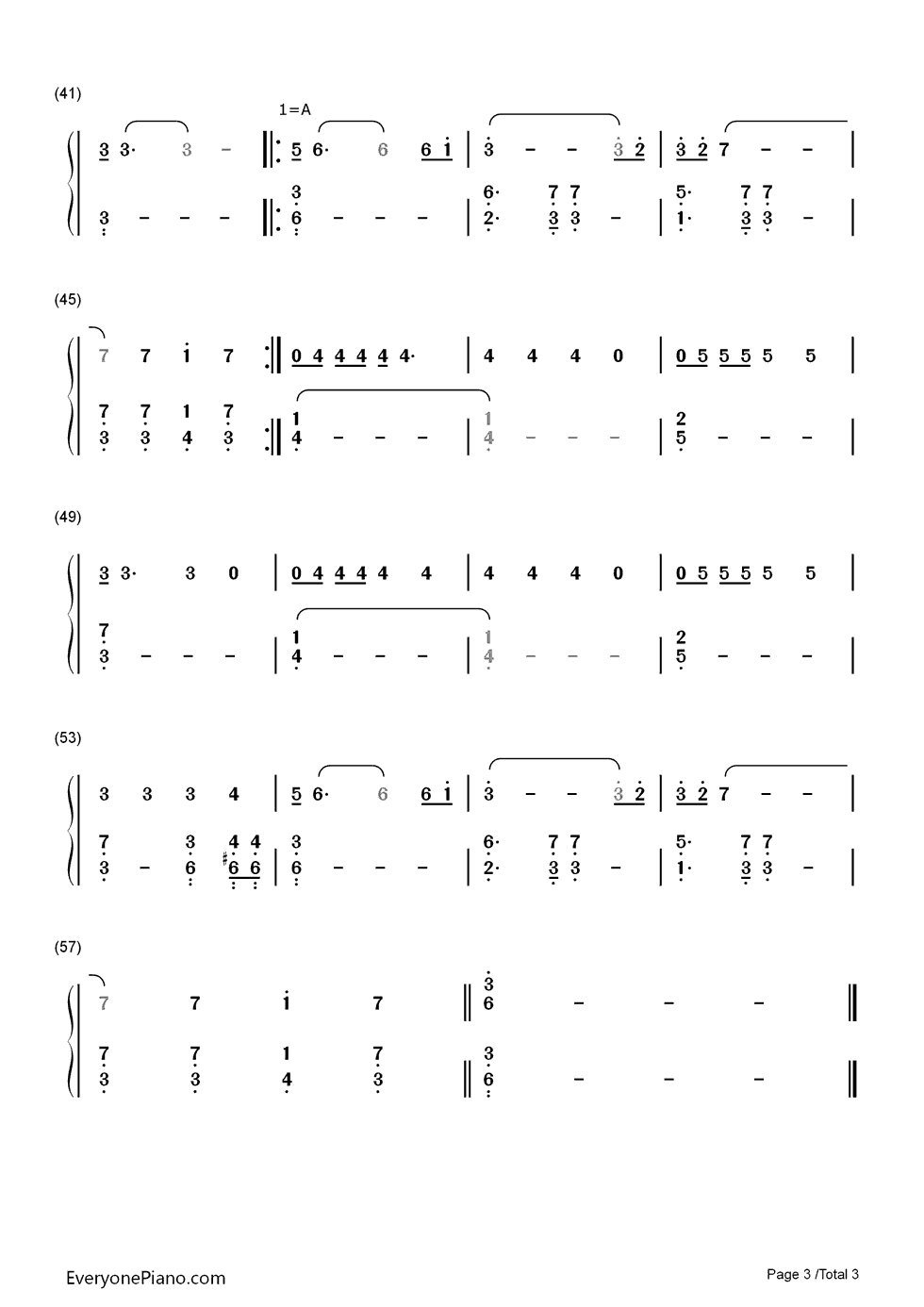 Mutter钢琴简谱_数字双手_Rammstein