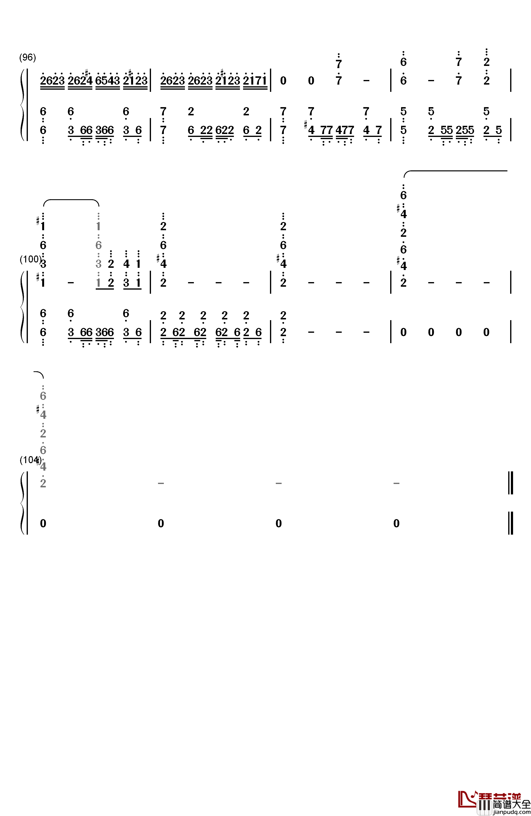 Allied_Force钢琴简谱_数字双手_林ゆうき