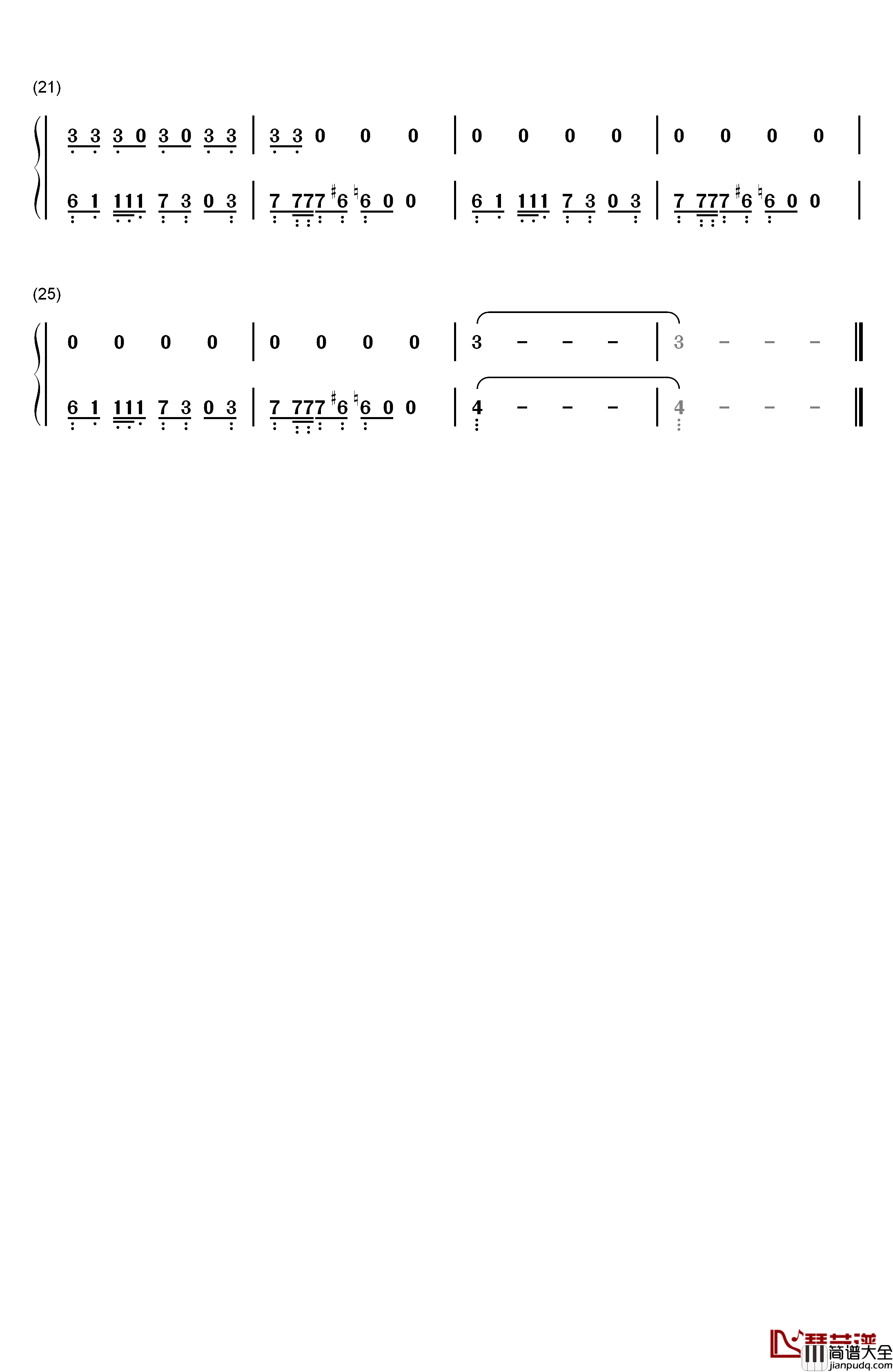 Cake_by_the_Ocean钢琴简谱_数字双手_DNCE