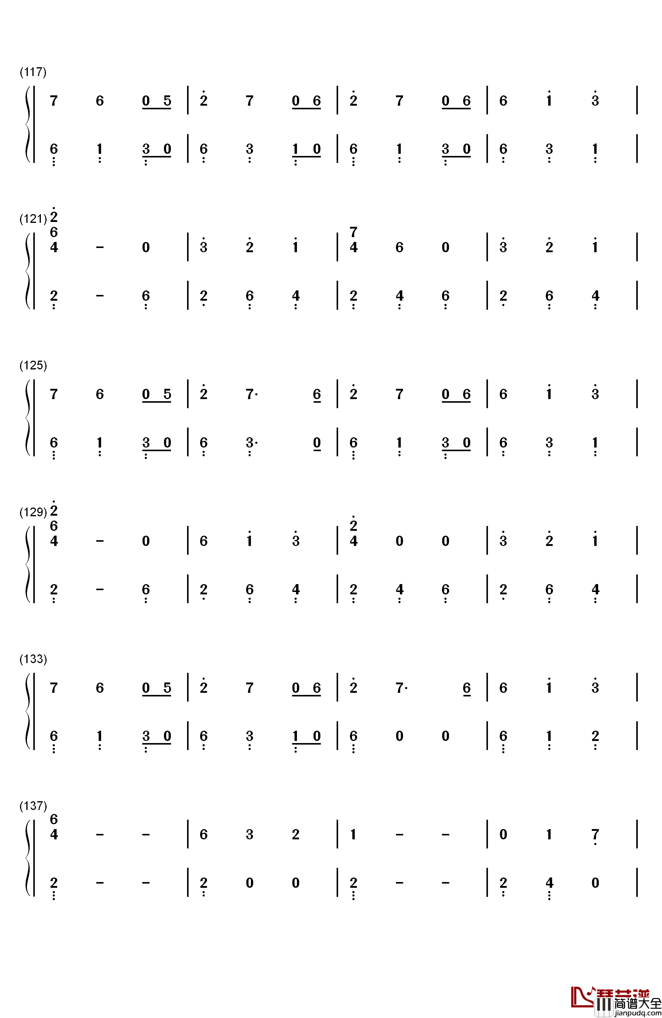 Call_Out_My_Name钢琴简谱_数字双手_The_Weeknd