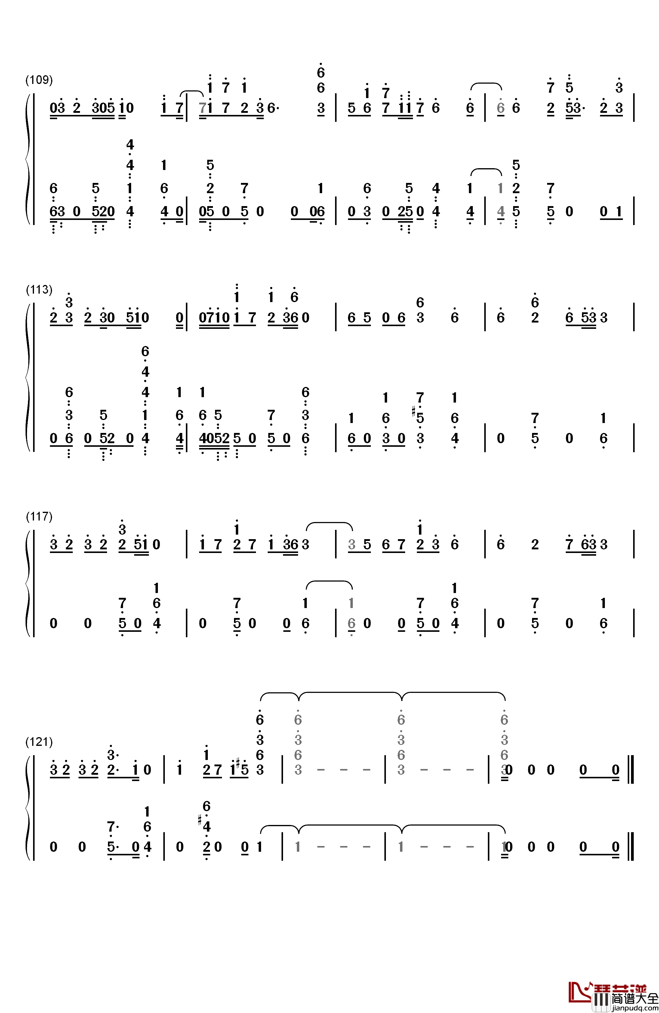 Byte钢琴简谱_数字双手_Martin_Garrix_Brooks